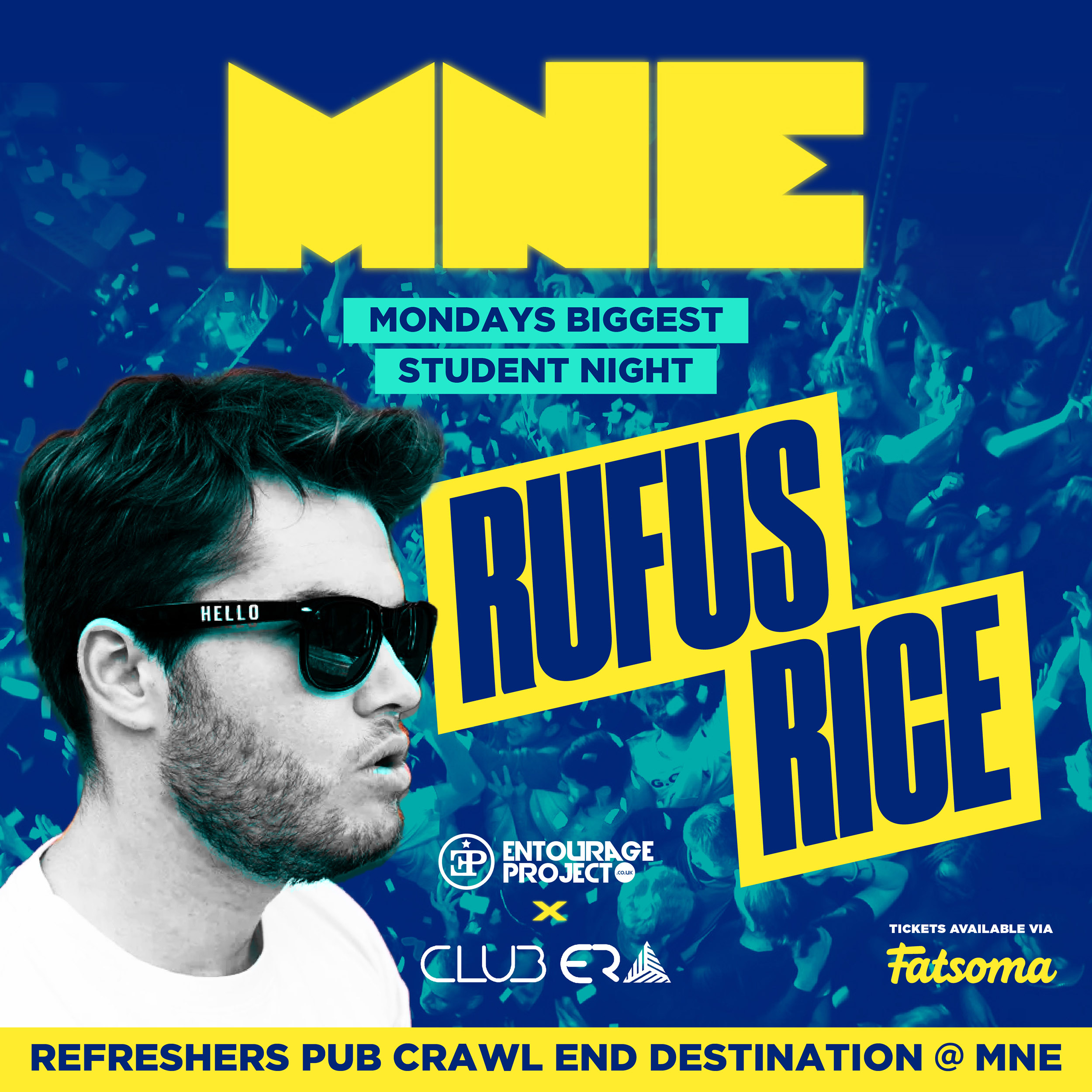 MNE FT RUFUS RICE 😎  (PART OF REFRESHERS WRISTBAND)