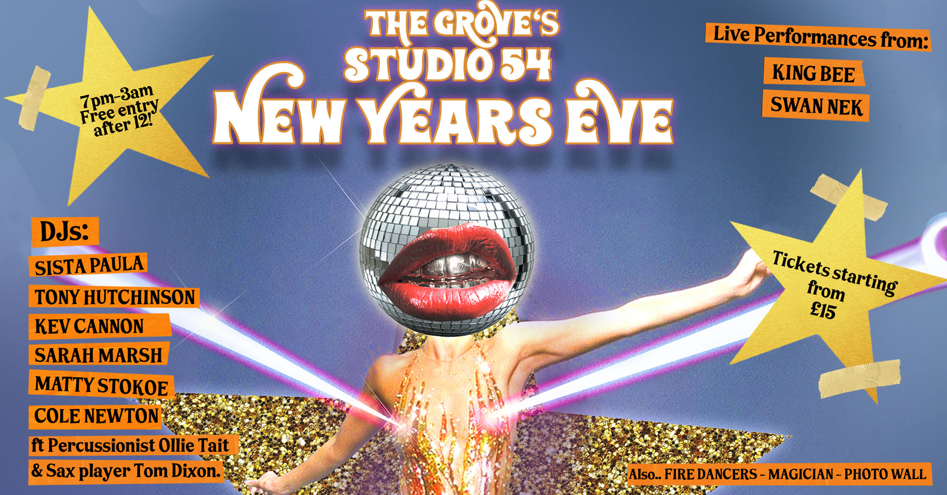 STUDIO 54 ~ NEW YEAR’S EVE @ THE GROVE