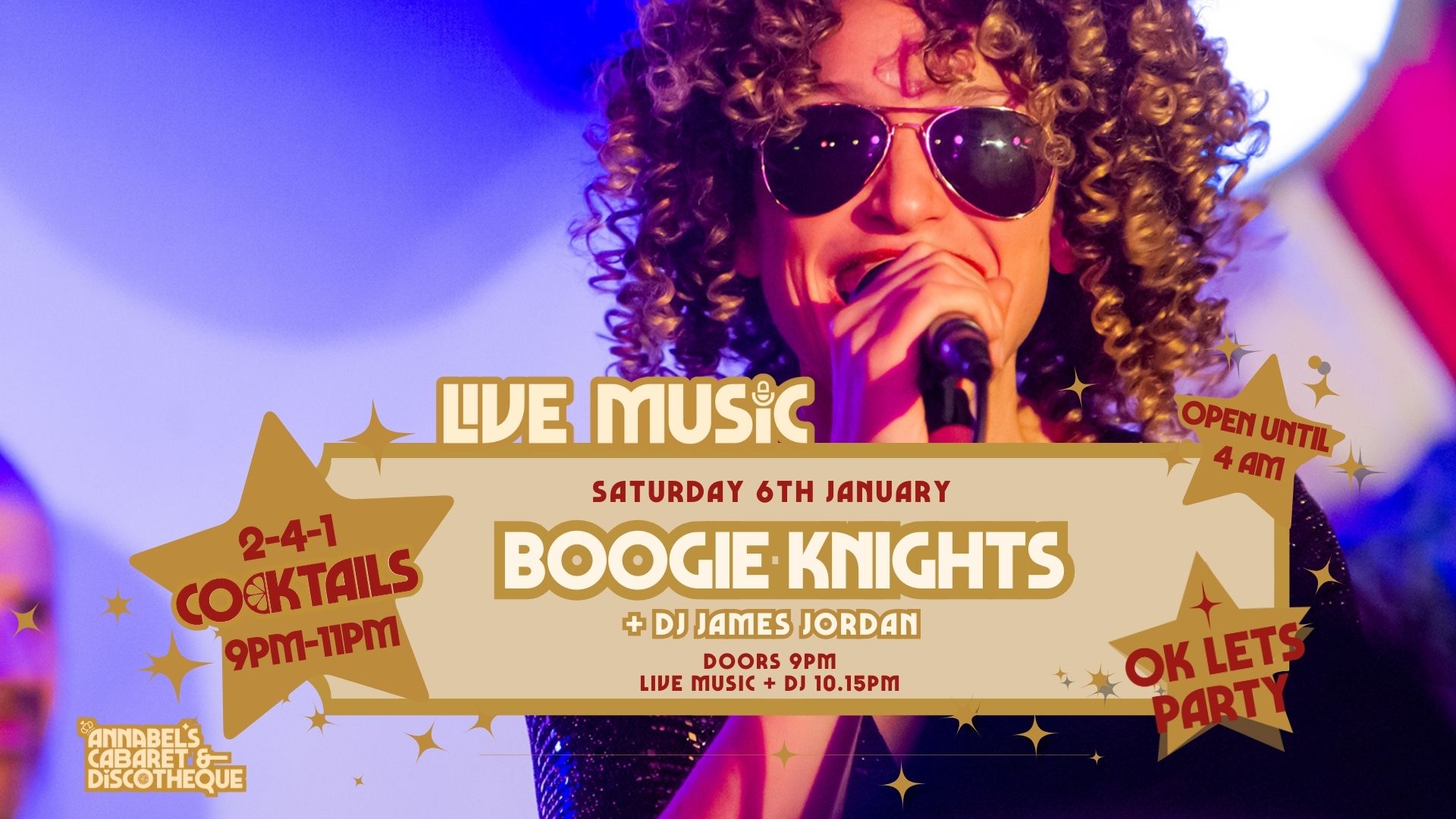 Live Music: BOOGIE KNIGHTS // Annabel’s Cabaret & Discotheque