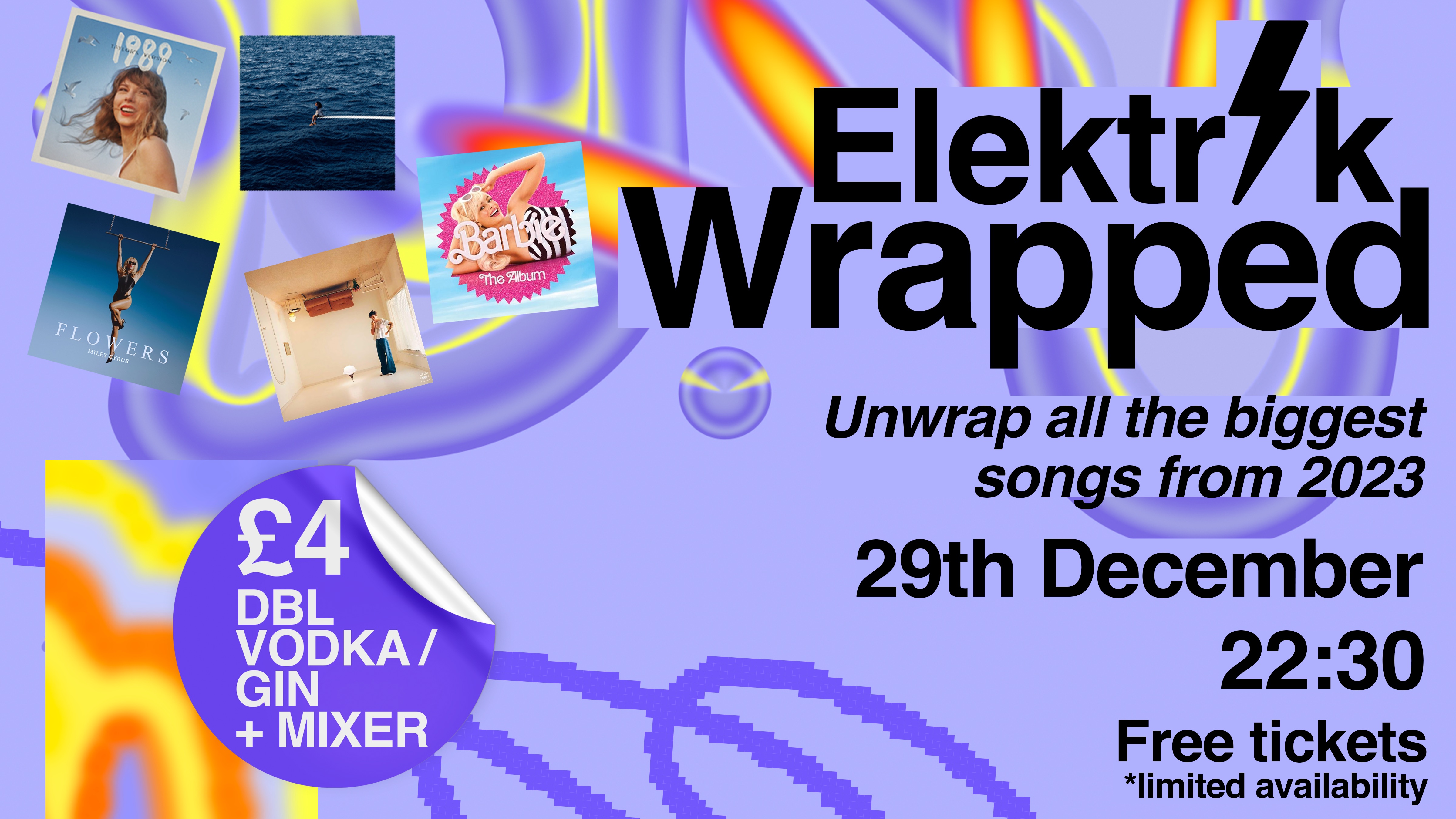 ELECTRIK Wrapped – End of Year Special – Friday 29th Dec