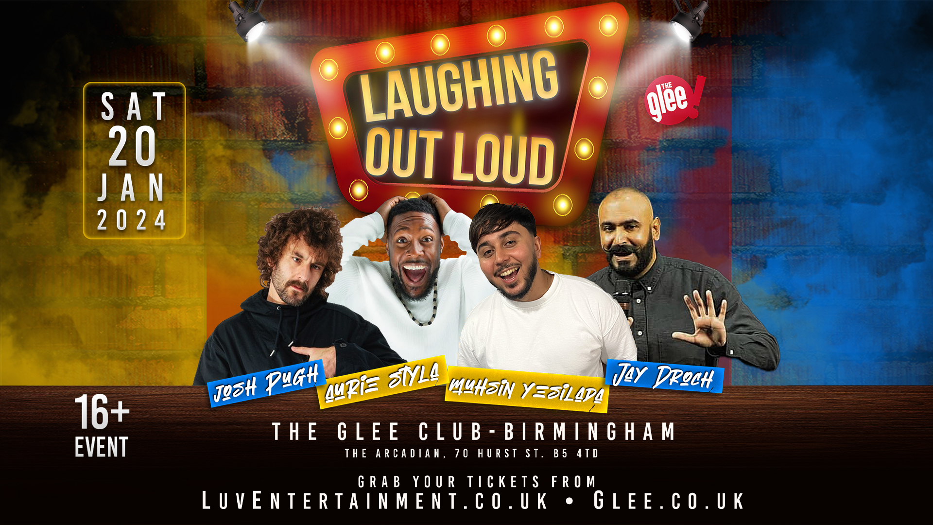 Laughing Out Loud – Birmingham ** SOLD OUT – Join Waiting List **