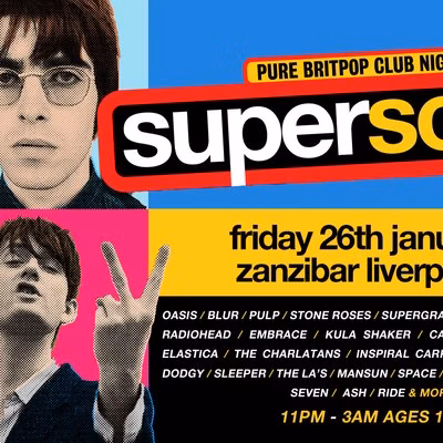 Supersonic Britpop Club Night