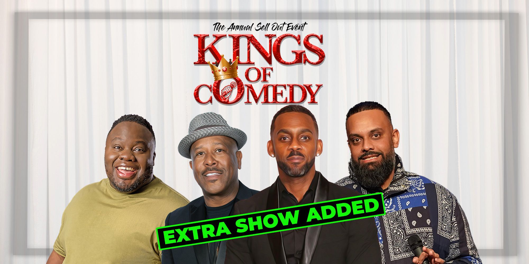 COBO : Kings Of Comedy – Birmingham ** SOLD OUT – BUY TICKETS FOR 29 or 30 DECEMBER **