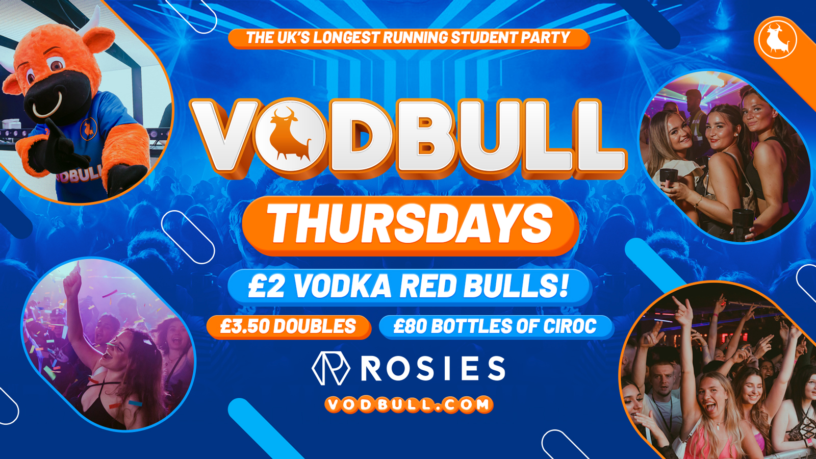 🧡 VODBULL at ROSIES!! [FINAL TIX]🔥 07/03 🧡