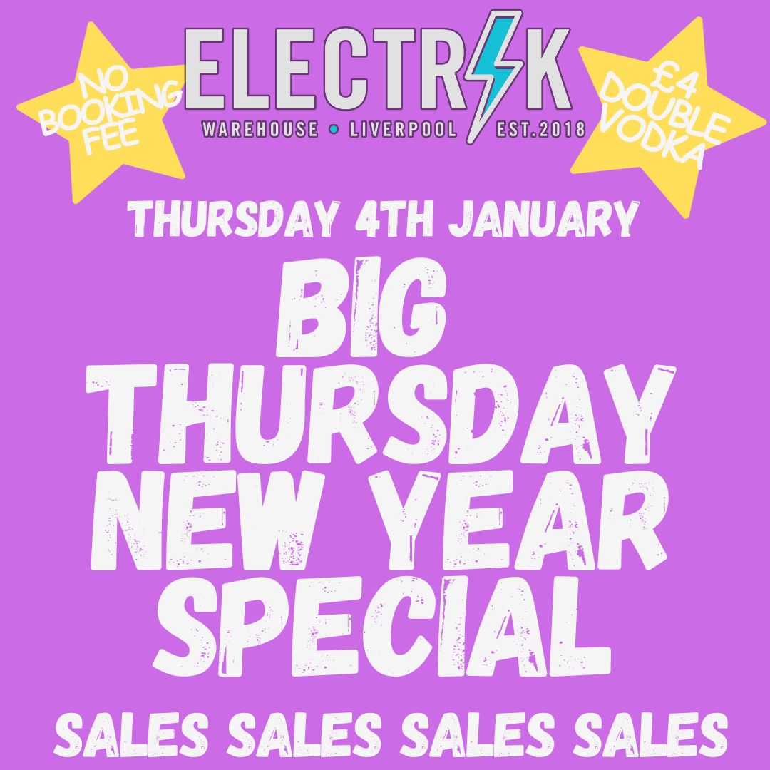 BIG THURSDAY NEW YEAR SPECIAL – Pop / Metal / Indie (CHEAP TICKETS AVAILABLE WITH NO BOOKING FEES!)