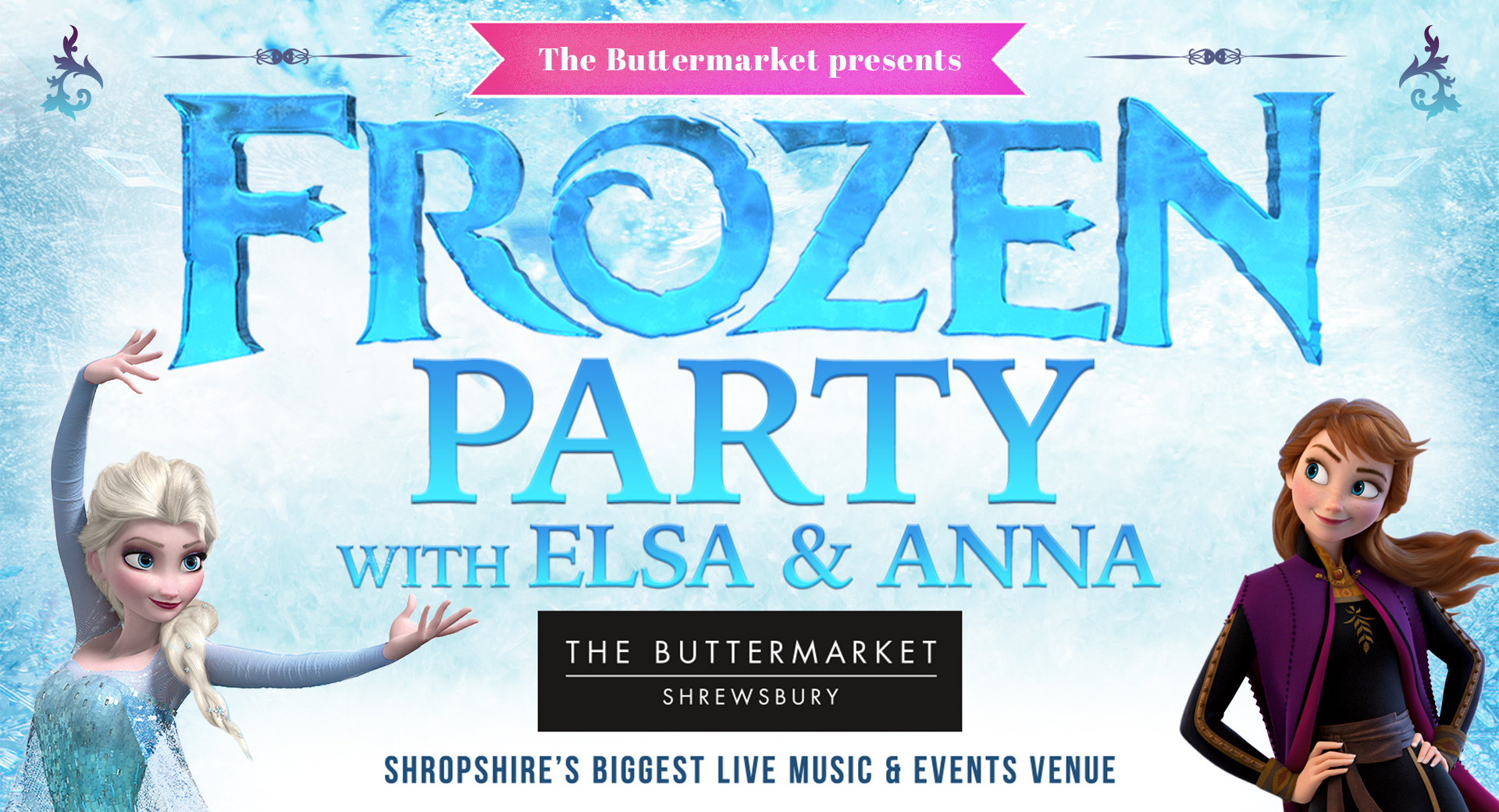 🚨 SOLD OUT! 👑 ❄️ FROZEN PARTY at 2.15pm  ❄️ 👑