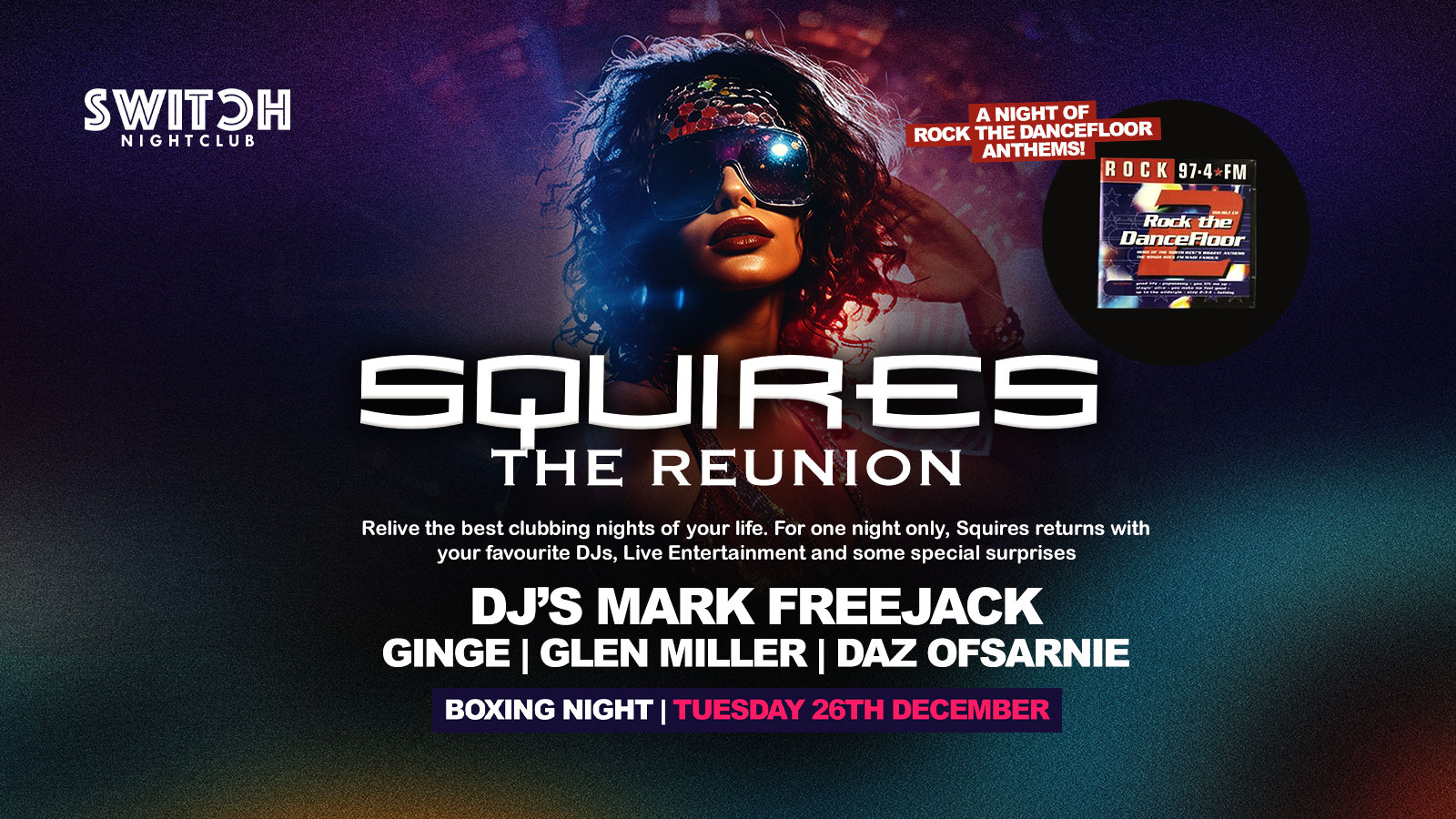 Squires – The Reunion | The legend returns for one night only | Boxing Day