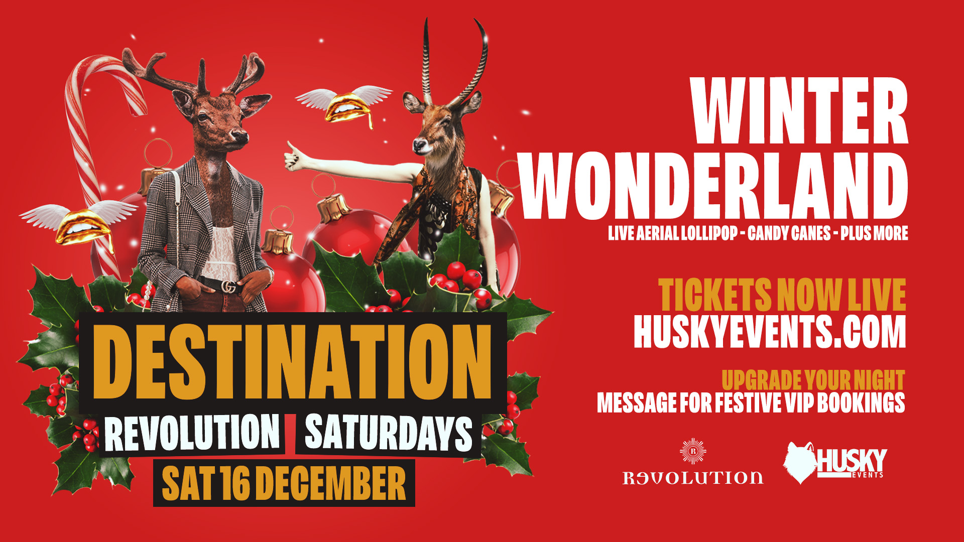 Destination Saturdays x Revolution Brighton ➤ Winter Wonderland ➤ 16.12.23