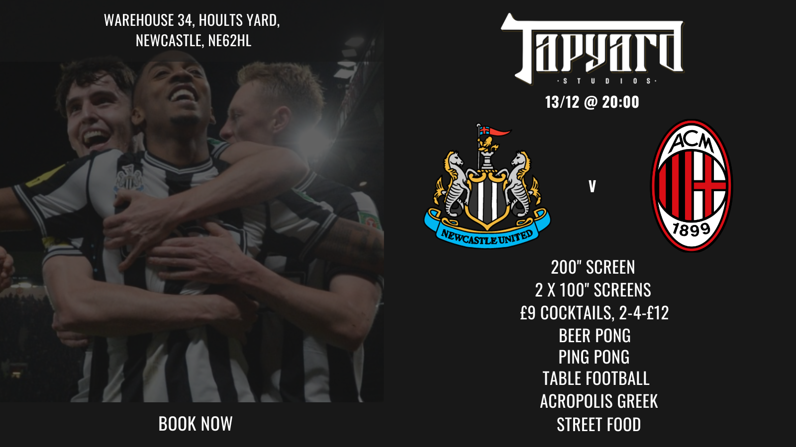 Watch: Newcastle V AC Milan