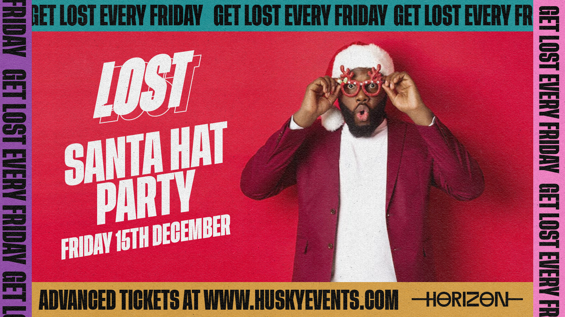 LOST Fridays x Santa Hat Party | £1 Drinks