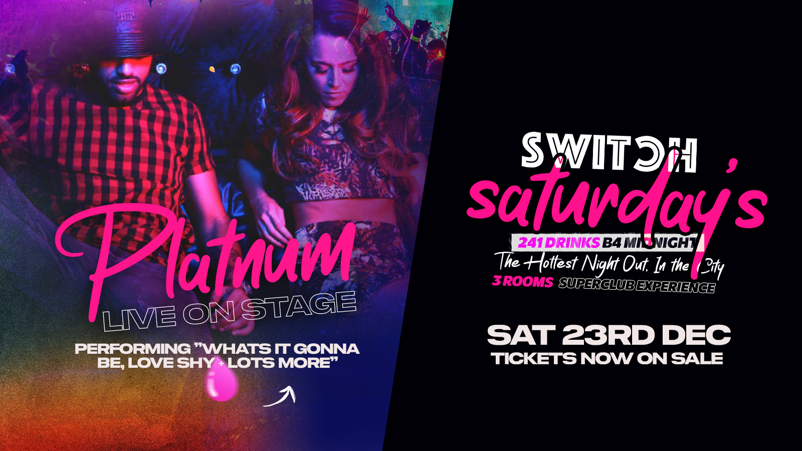 Switch Saturdays ft Platnum Live On Stage