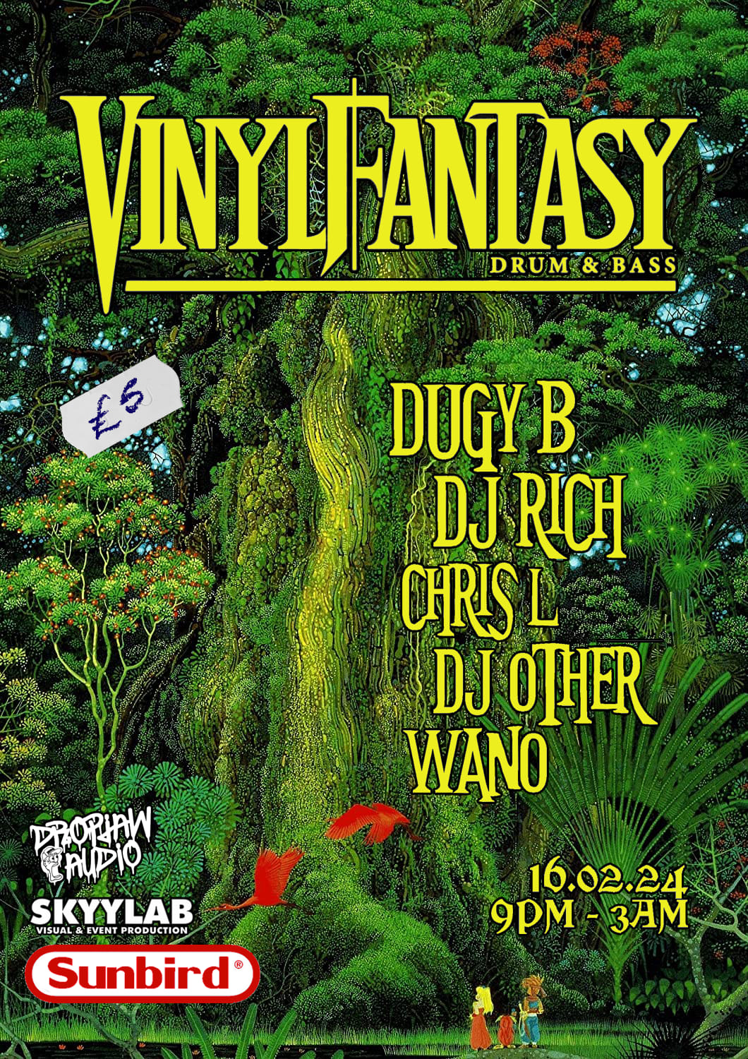 Vinyl Fantasy Reunion | Friday 16th February 2024 | Sunbird Records, Darwen