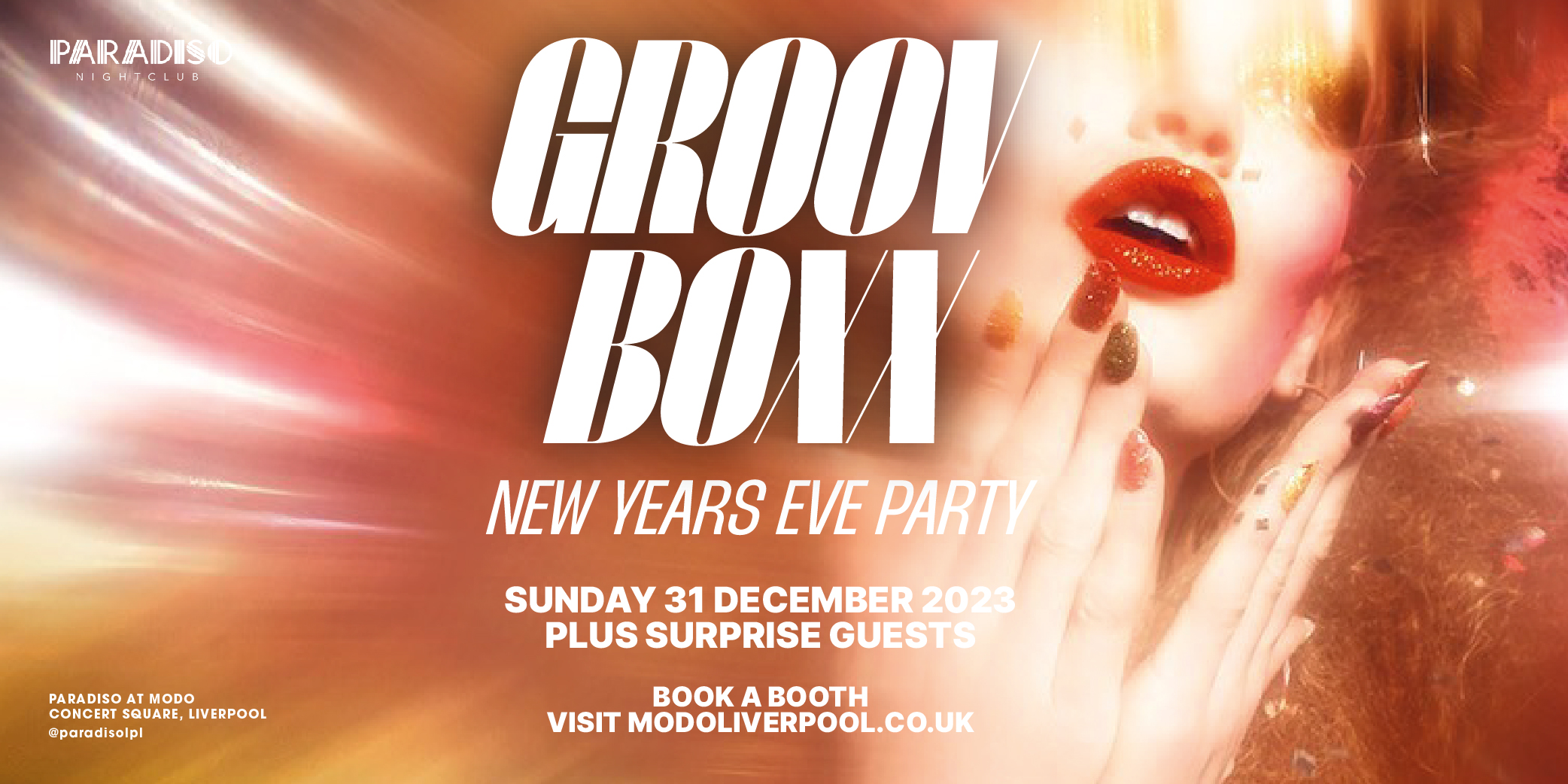 NYE GroovBoxx at Paradiso Nightclub