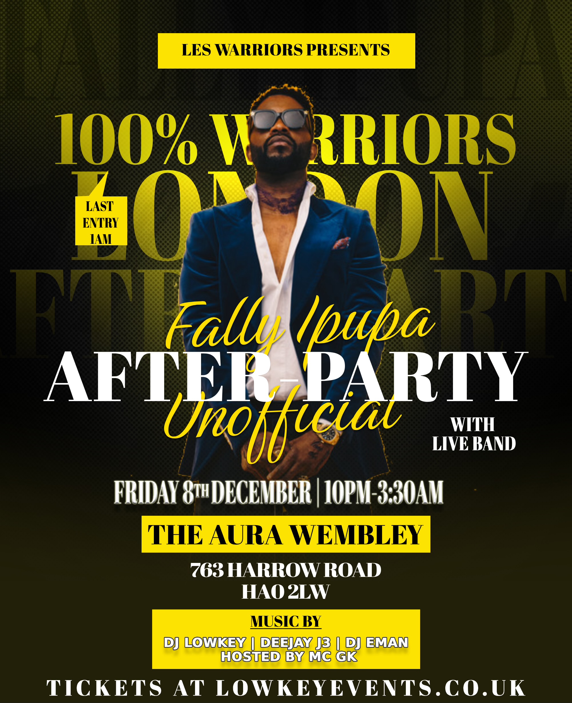 FALLY IPUPA CONCERT AFTER-PARTY | BIGGEST LONDON PARTY WEMBLEY at The ...