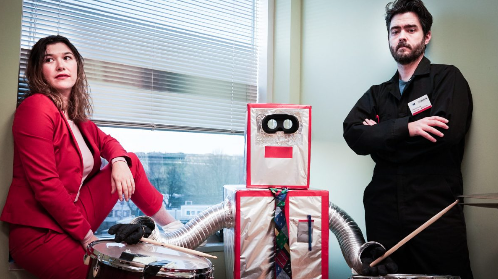 Ariel Sharratt and Mathias Kom of The Burning Hell