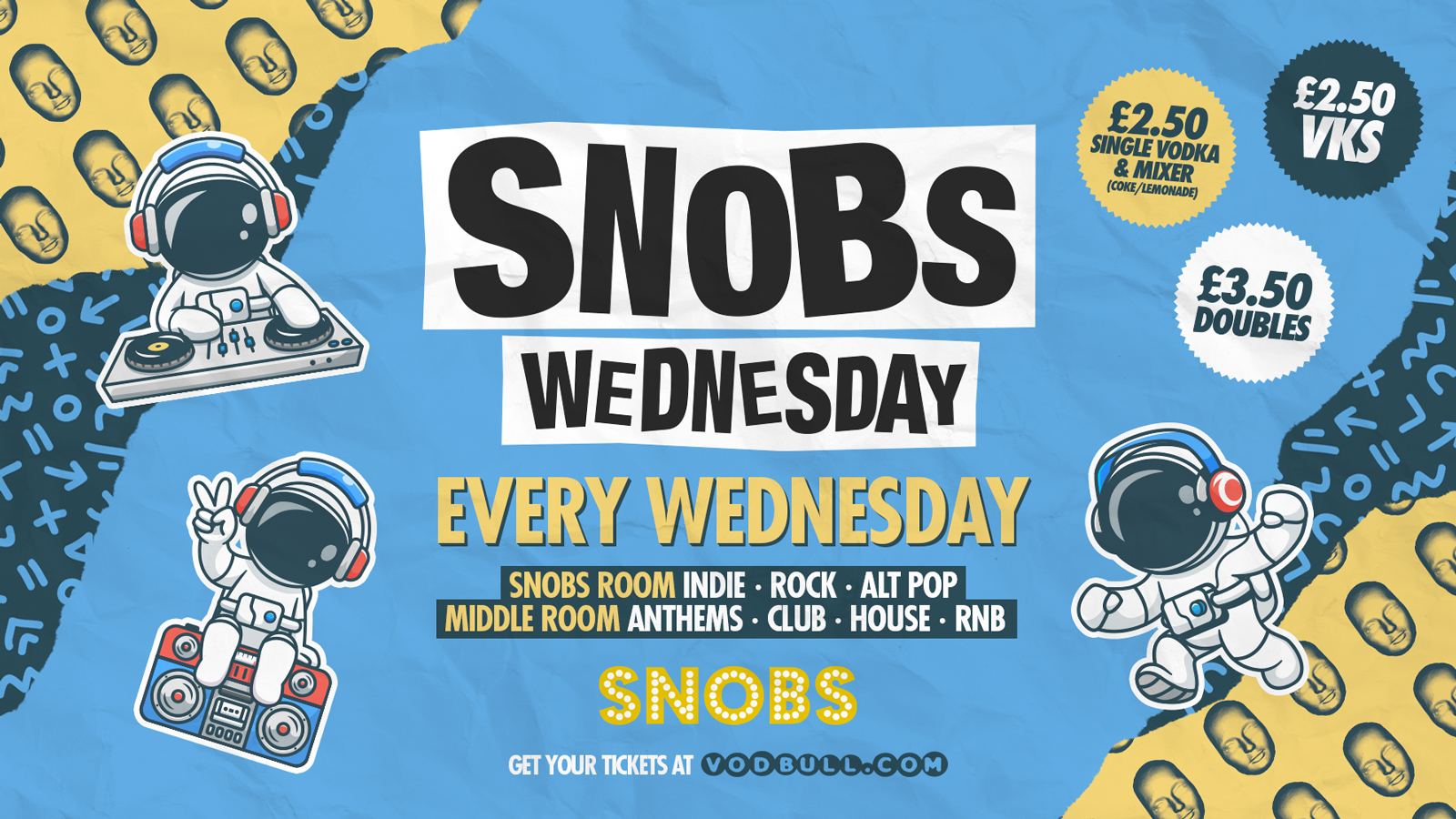 🎶 SNOBS WEDNESDAY 2024!! [TONIGHT!] 🎶 03/01/04