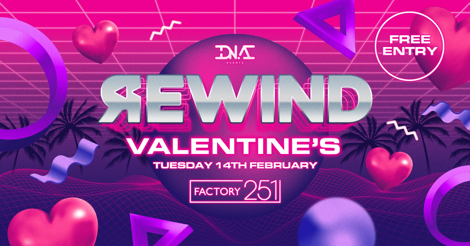 REWIND TUESDAYS  – F*CK VALENTINES SPECIAL – FREE ENTRY ❤️