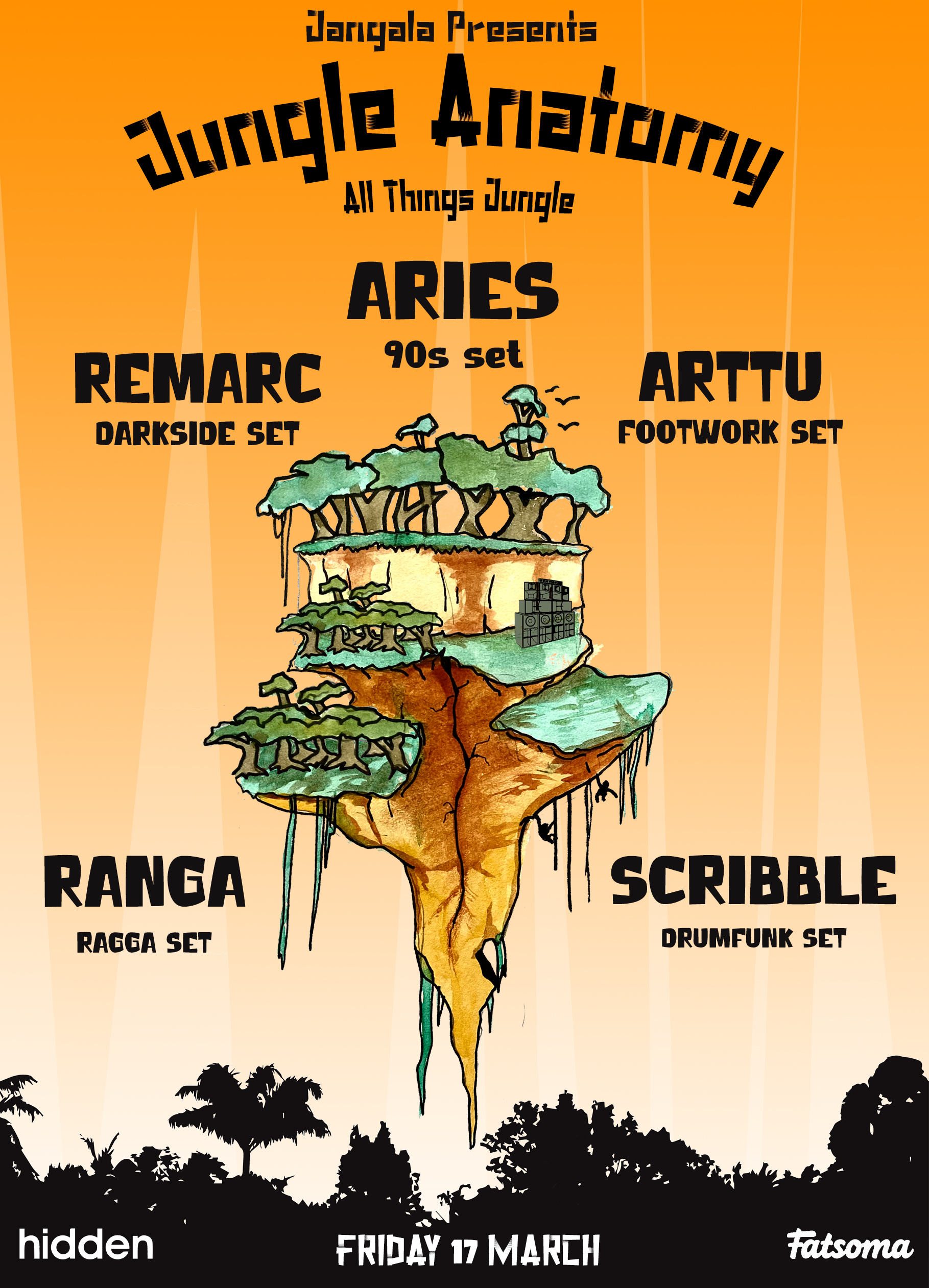 JUNGLE ANATOMY w/ ARIES, REMARC, ARTTU + MORE