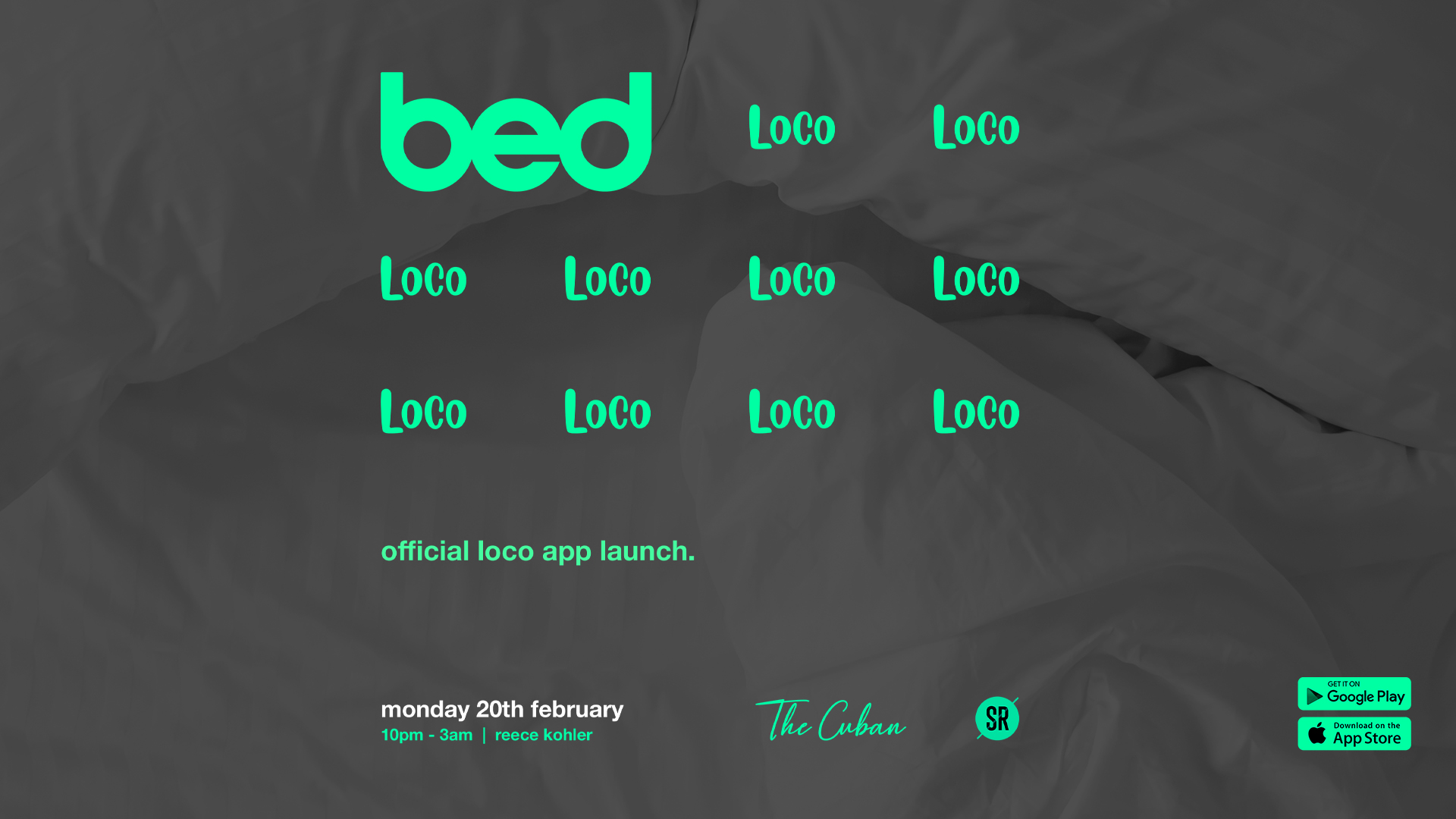 bed – official loco app launch special