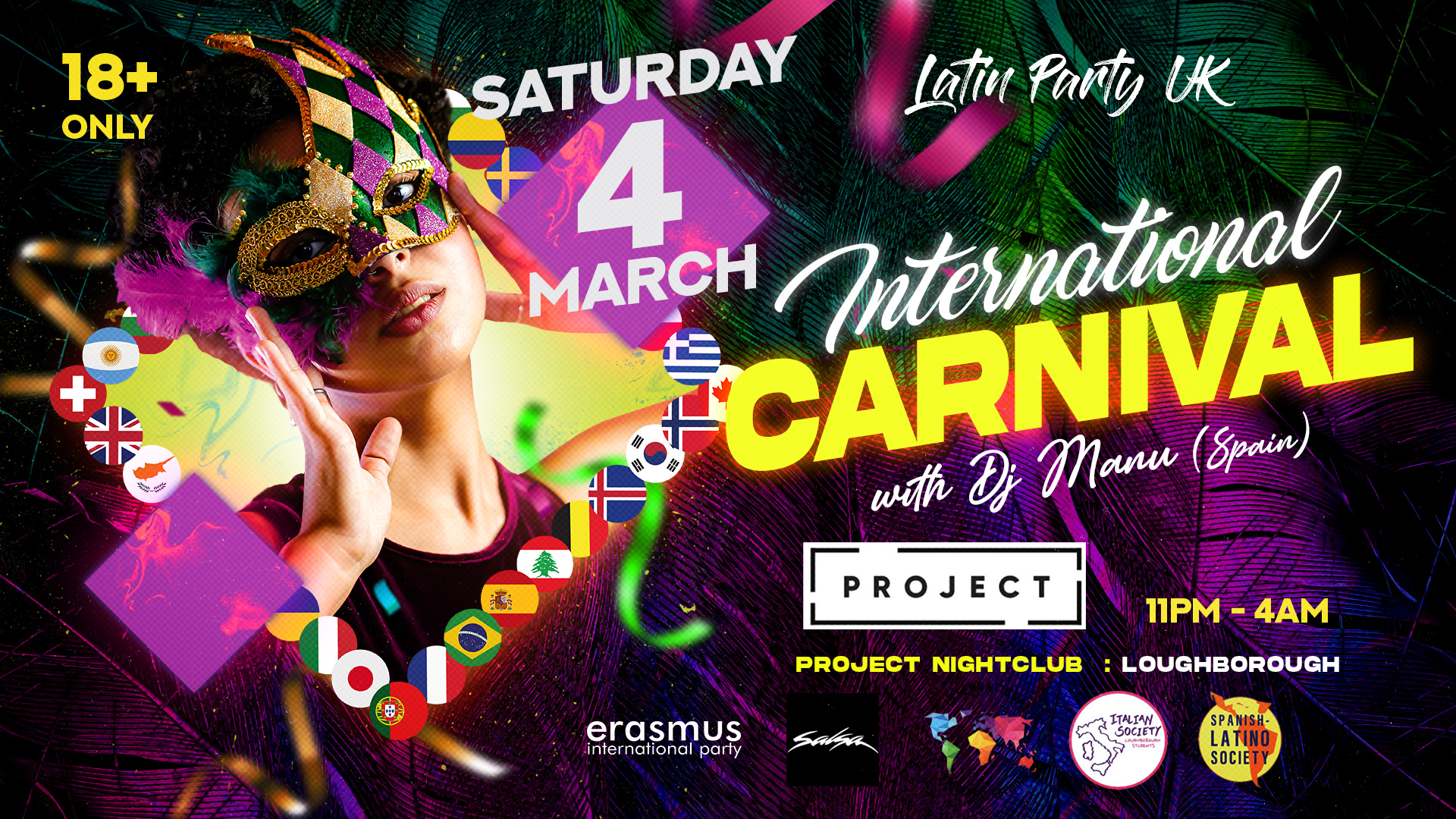 LATIN PARTY LOUGHBOROUGH – INTERNATIONAL CARNIVAL | PROJECT