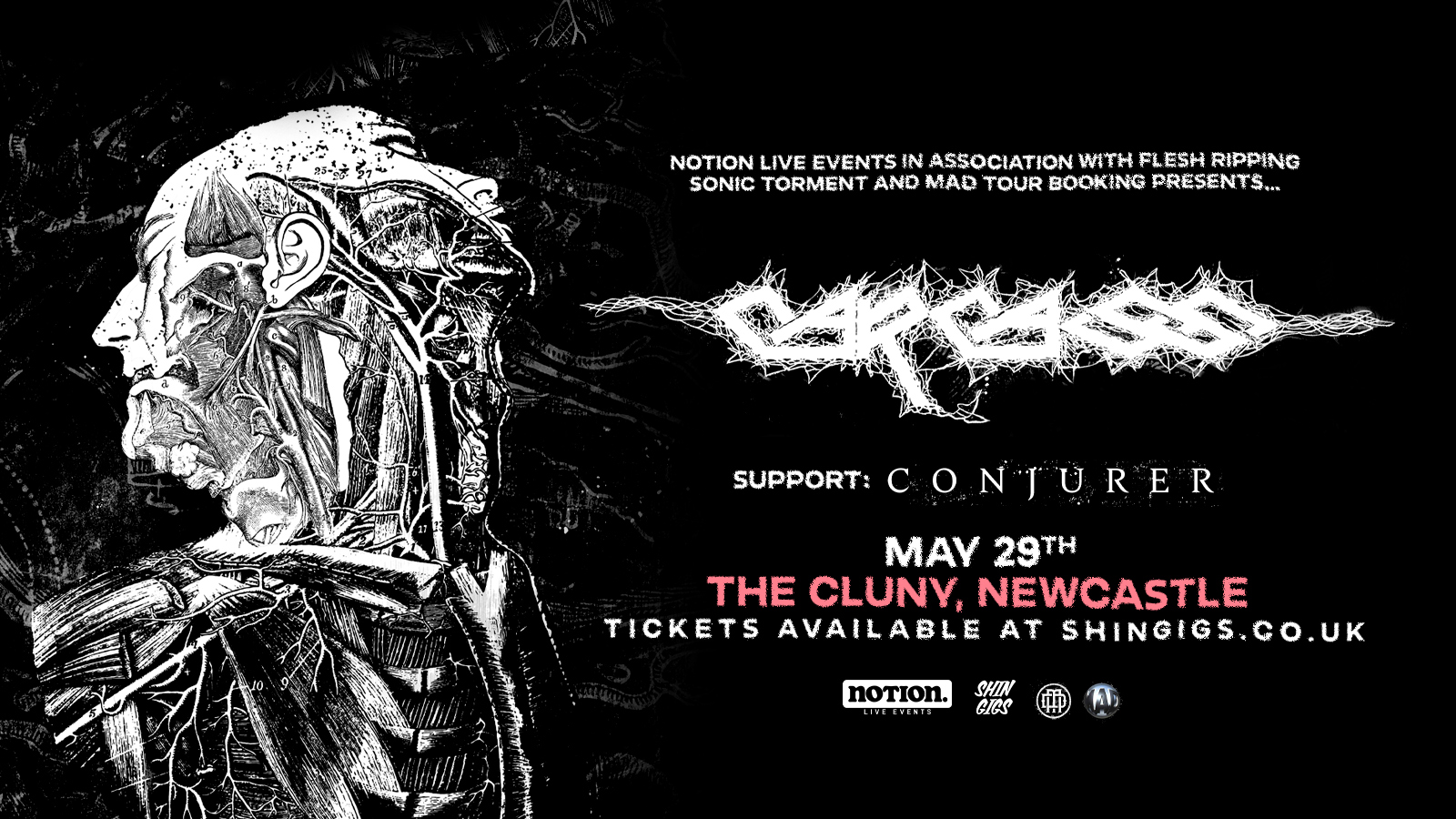 (SOLD OUT!) Carcass + Conjurer