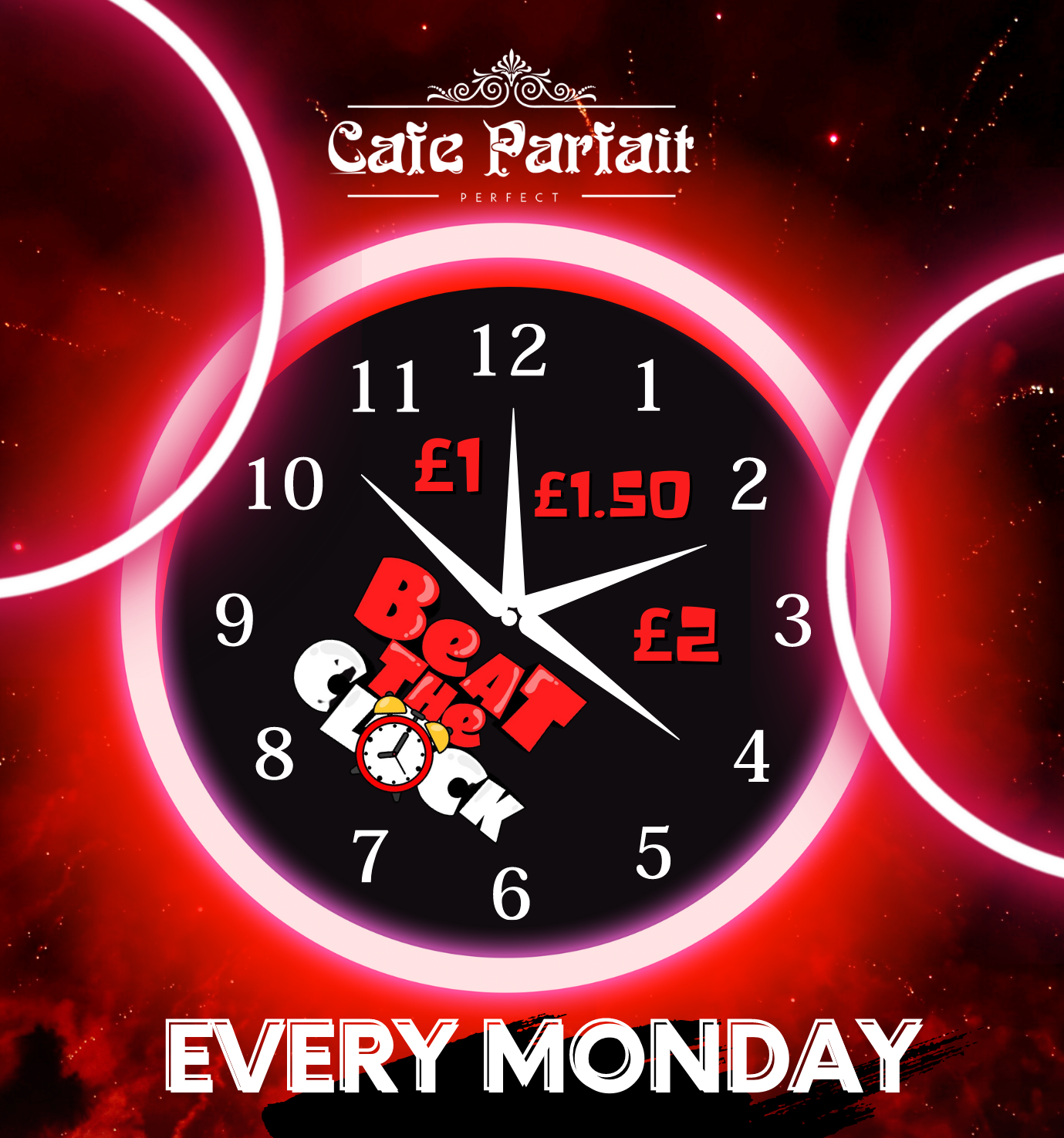 Beat The Clock/ £1 Drinks!