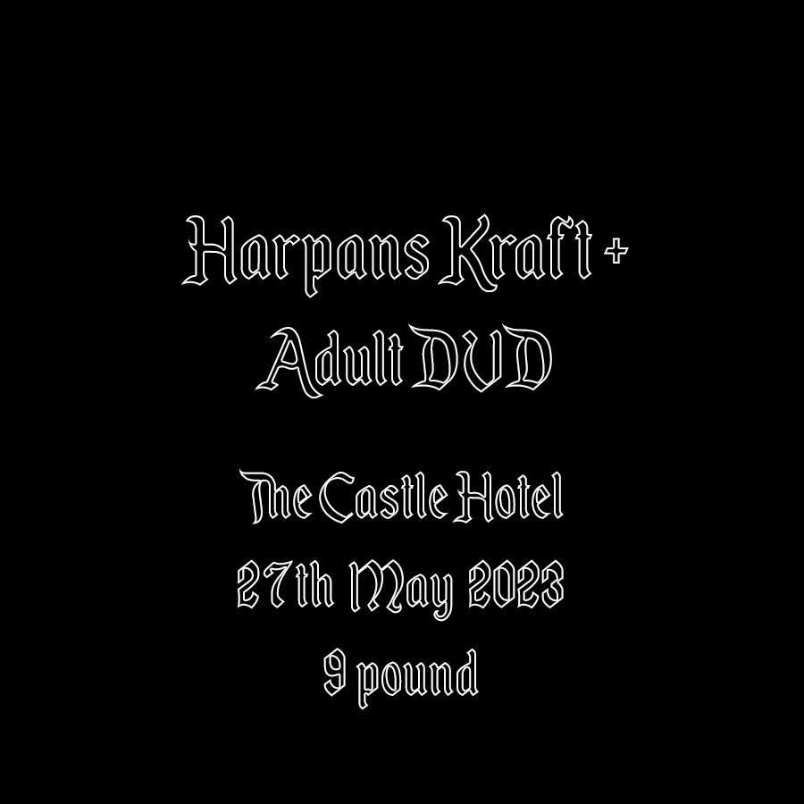 Sabotage Presents Harpans Kraft Adult Dvd At Castle Hotel Manchester On 27th May 2023 Fatsoma 6289