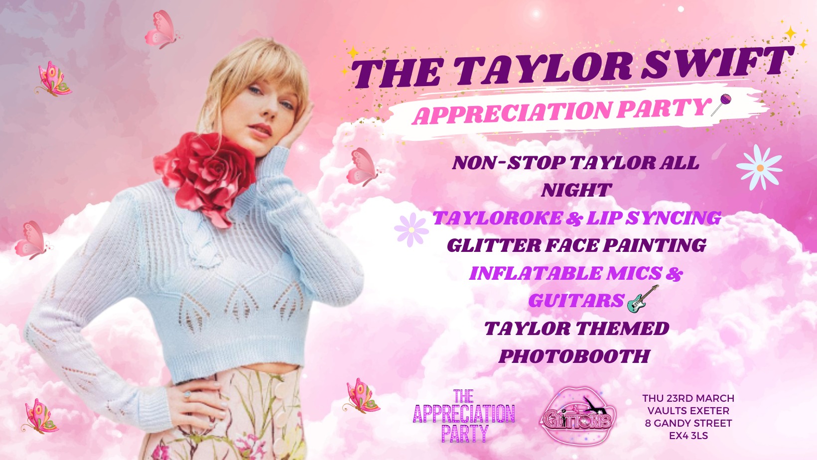 The Taylor Swift Appreciation Party 🍭 Exeter | 23.03.23 at The Vaults ...