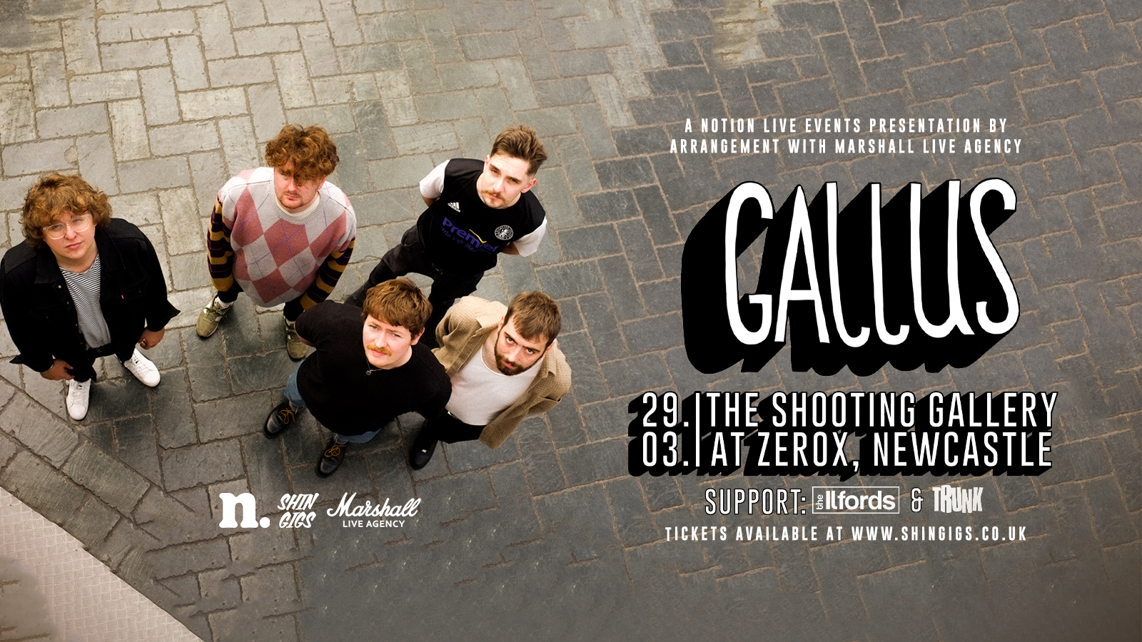 Gallus + The Ilfords & Trunk