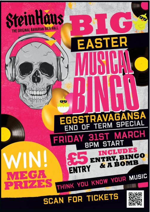 Easter Musical Bingo Eggstravagansa