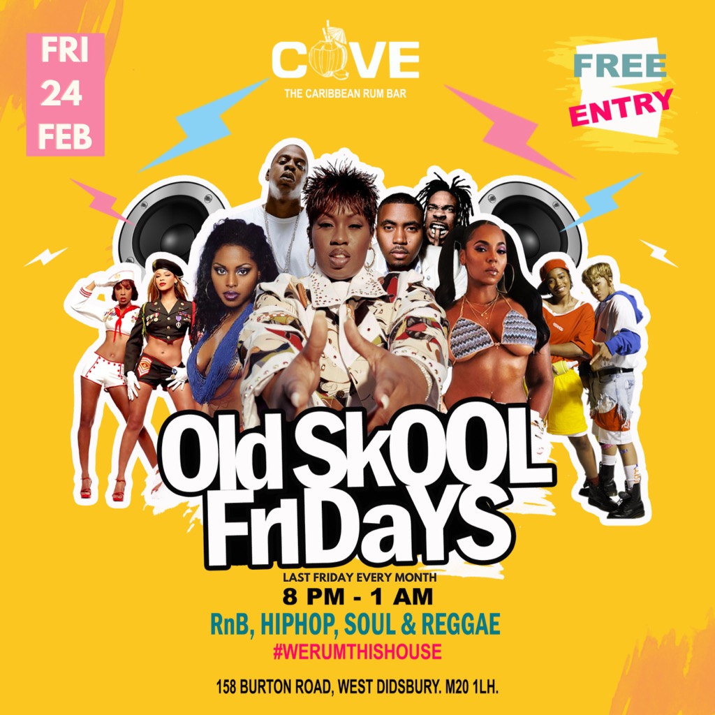 Oldskool Fridays at Cove Manchester on 24th Feb 2023 Fatsoma