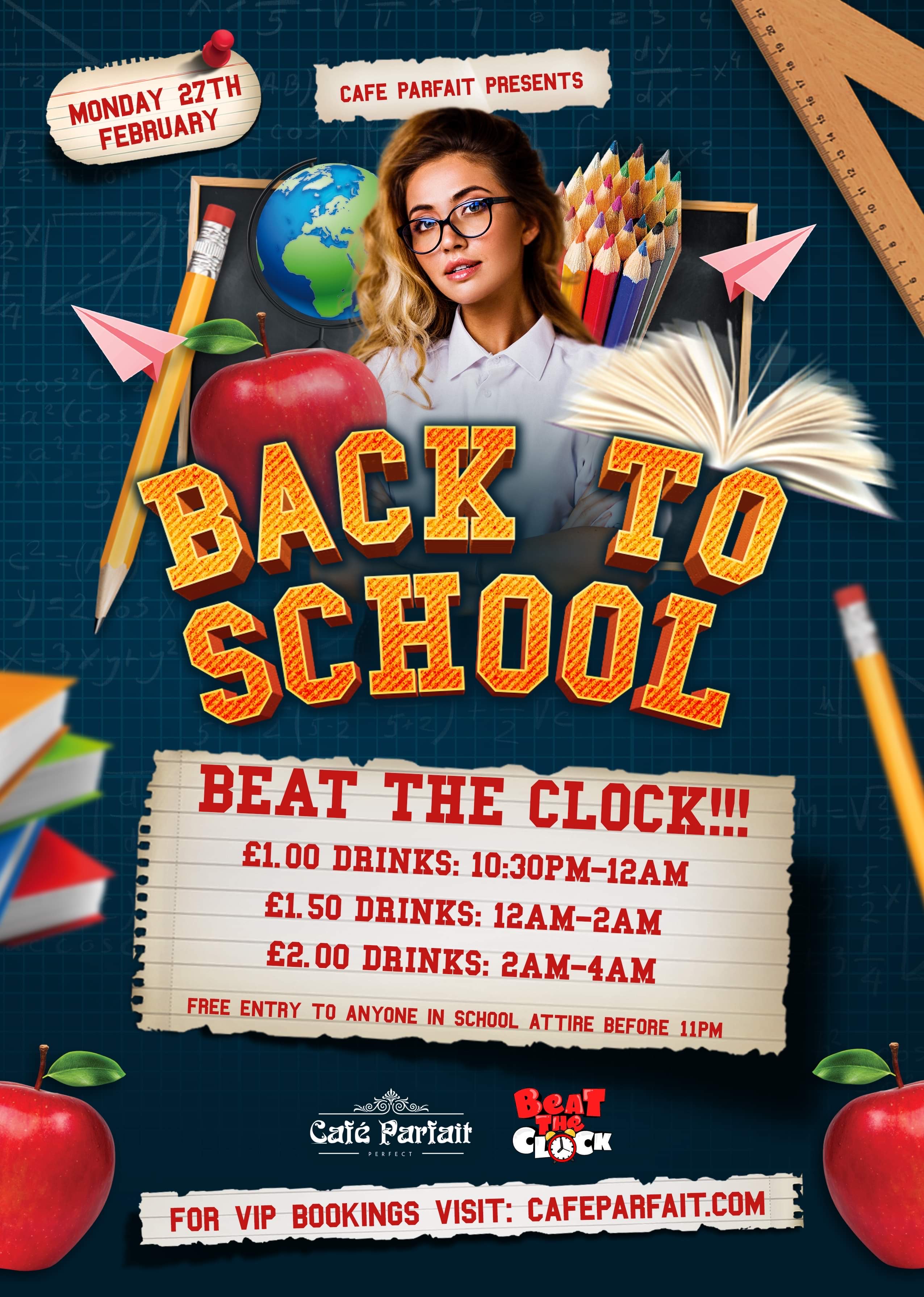 Beat The Clock//BACK TO SCHOOL