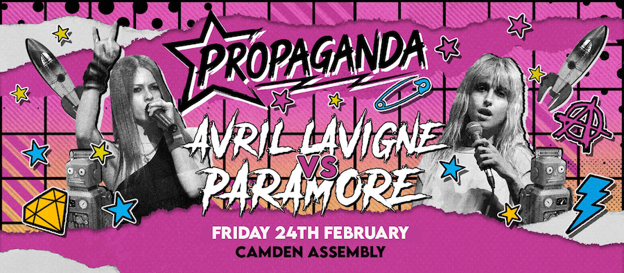 TONIGHT! Propaganda London – Avril vs Paramore at Camden Assembly!