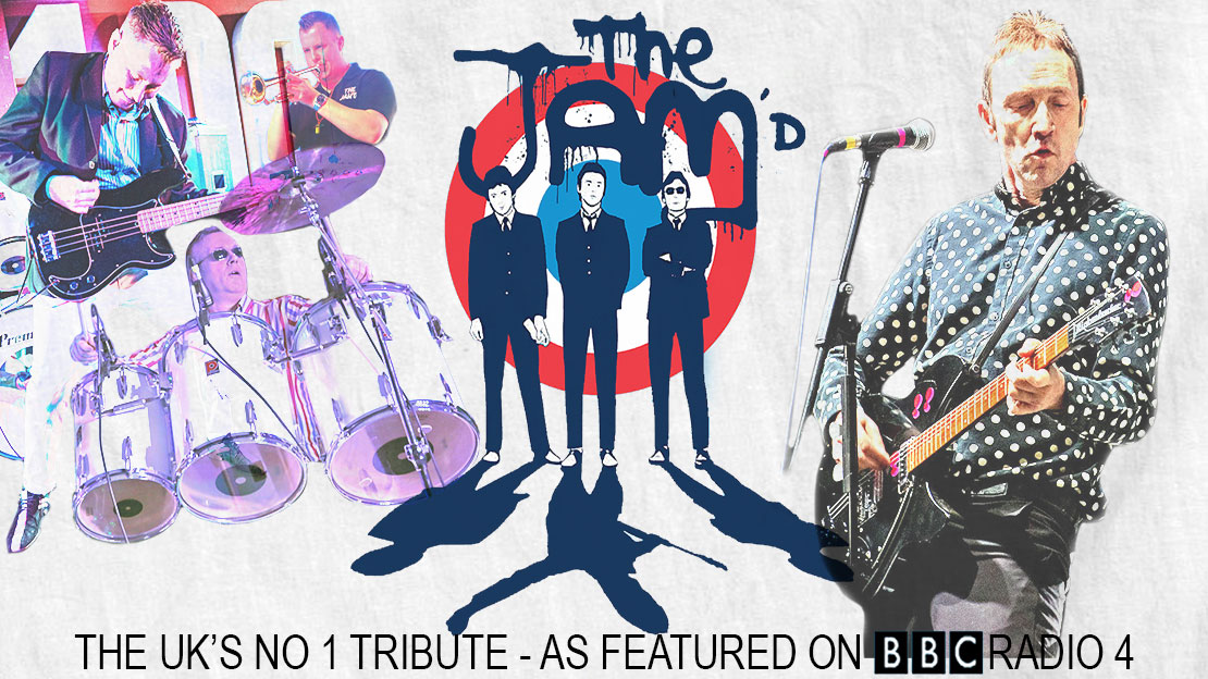 The Jam’d – the definitive live tribute band to The Jam (plus an Outdoor MOD Terrace Party!)