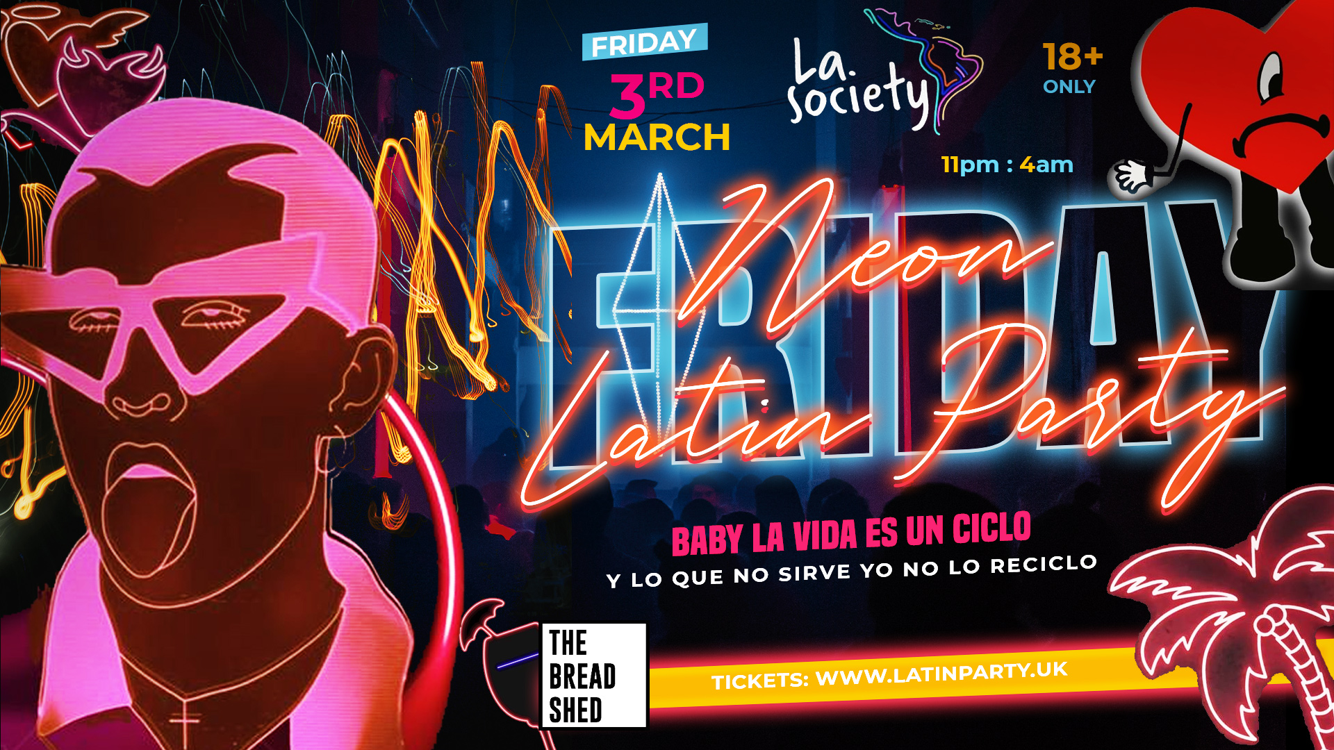 NEON LATIN PARTY MANCHESTER