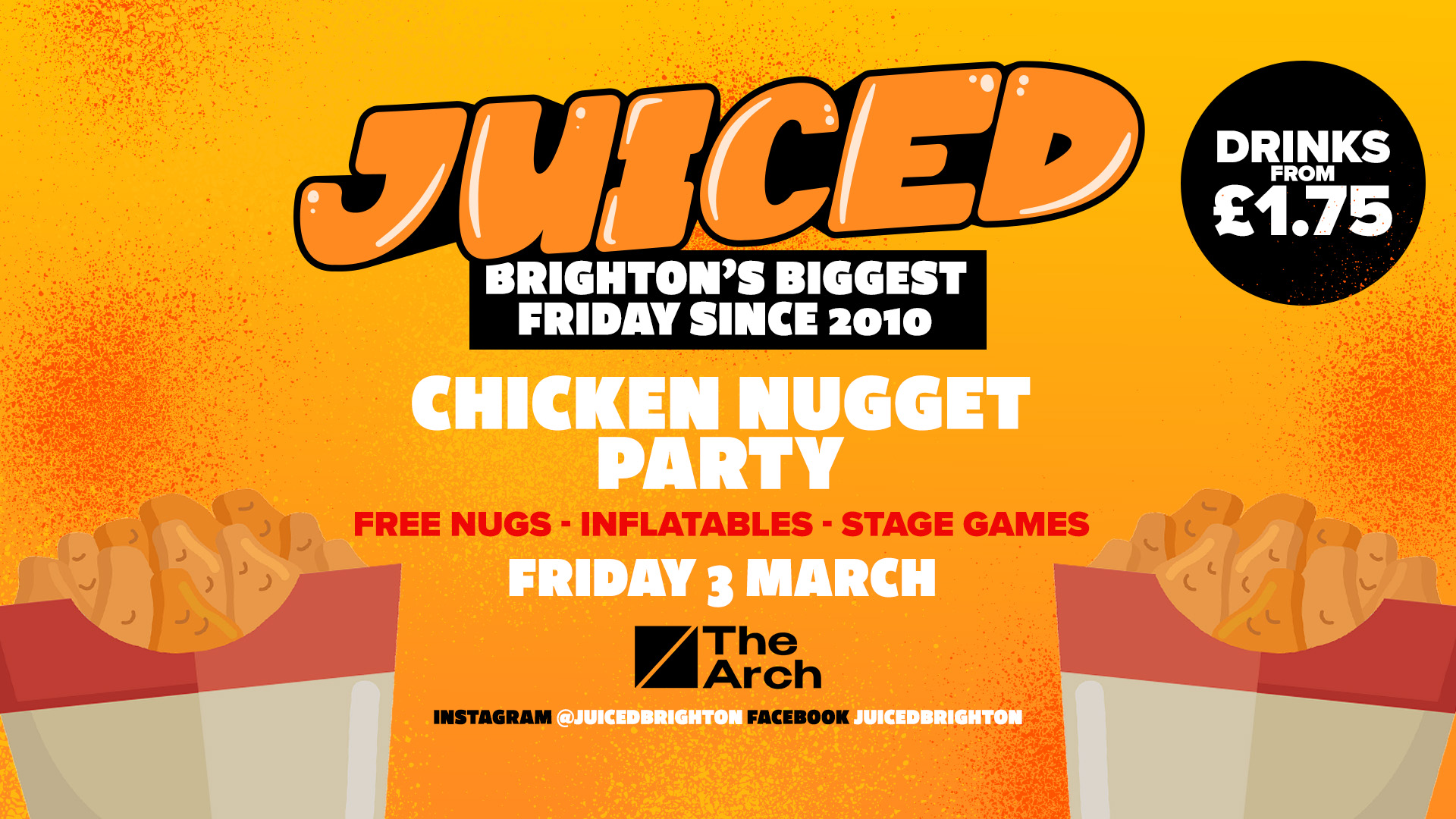 Juiced Fridays x The Big Nugget Party | 03.03.23