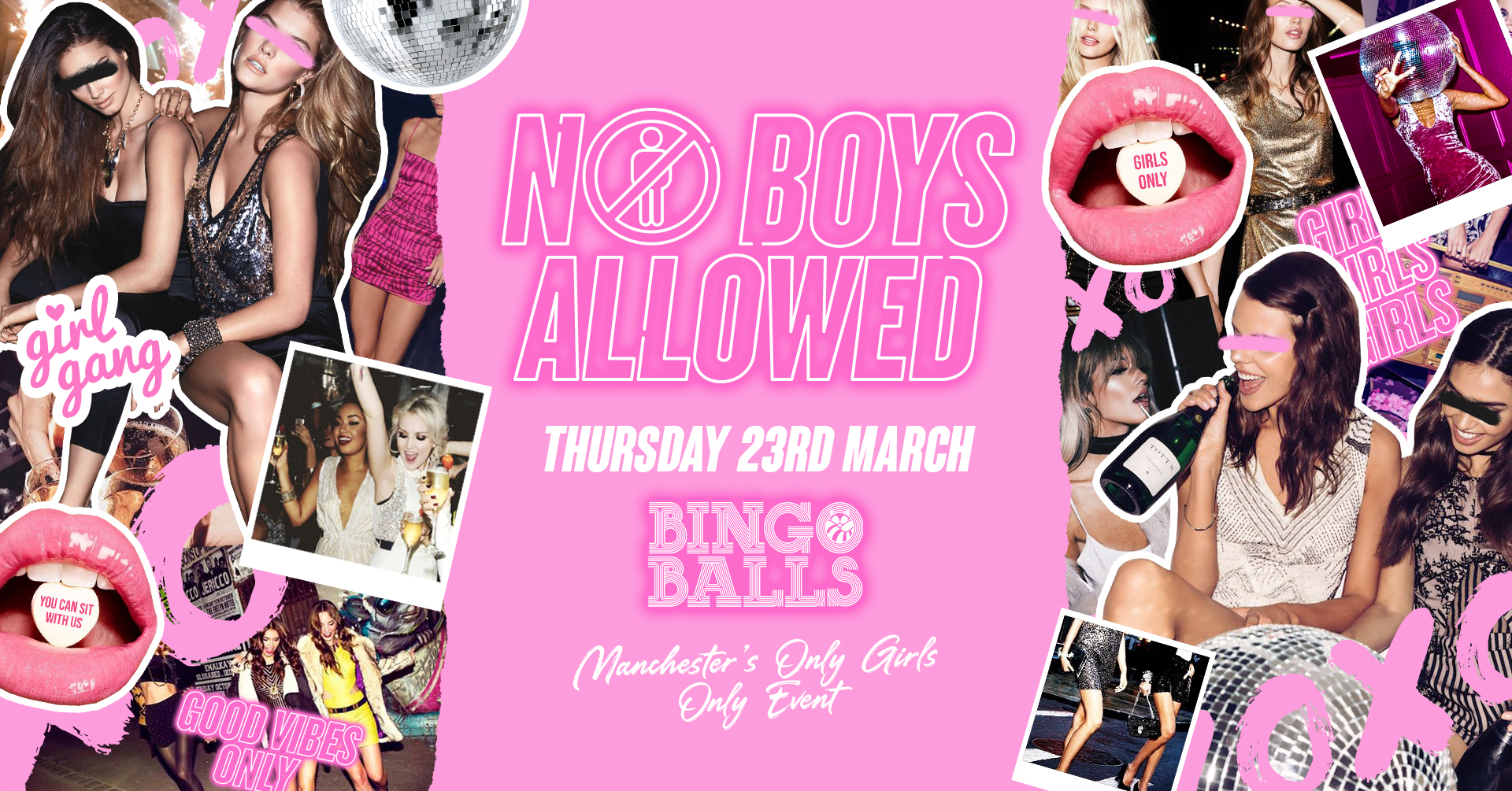 NO BOYS ALLOWED – Manchesters First Girls Only Event 💁🏽‍♀️