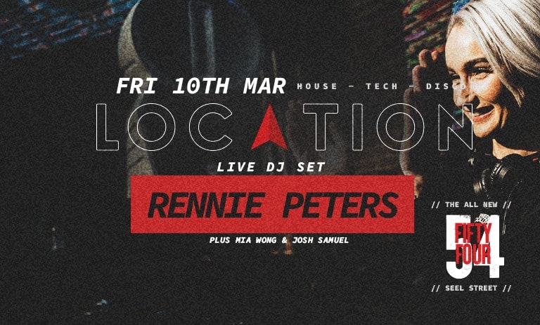 LOCATION Fridays : RENNIE PETERS + Residents