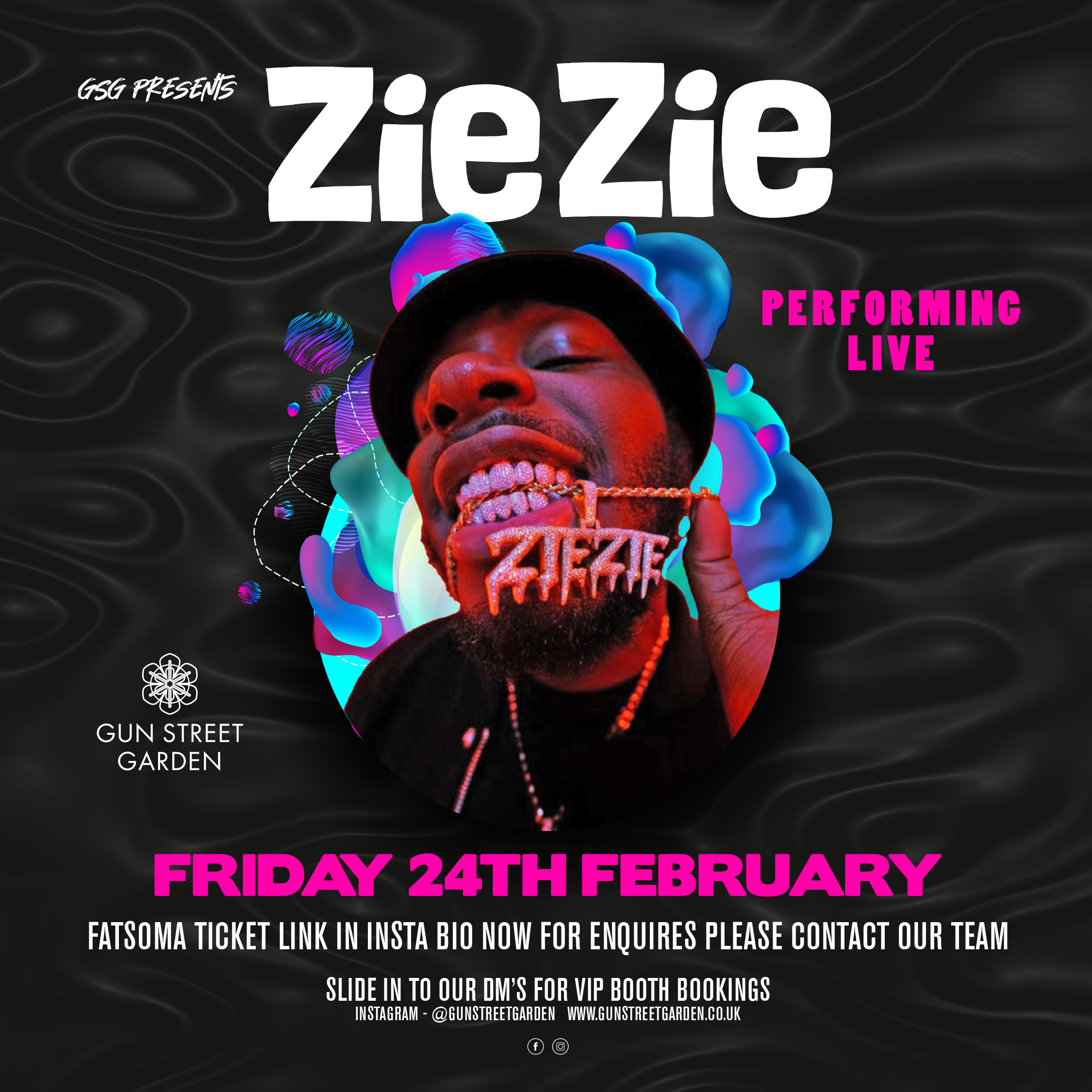 Gun Street Garden Presents Zie Zie Performing Live at Gun Street