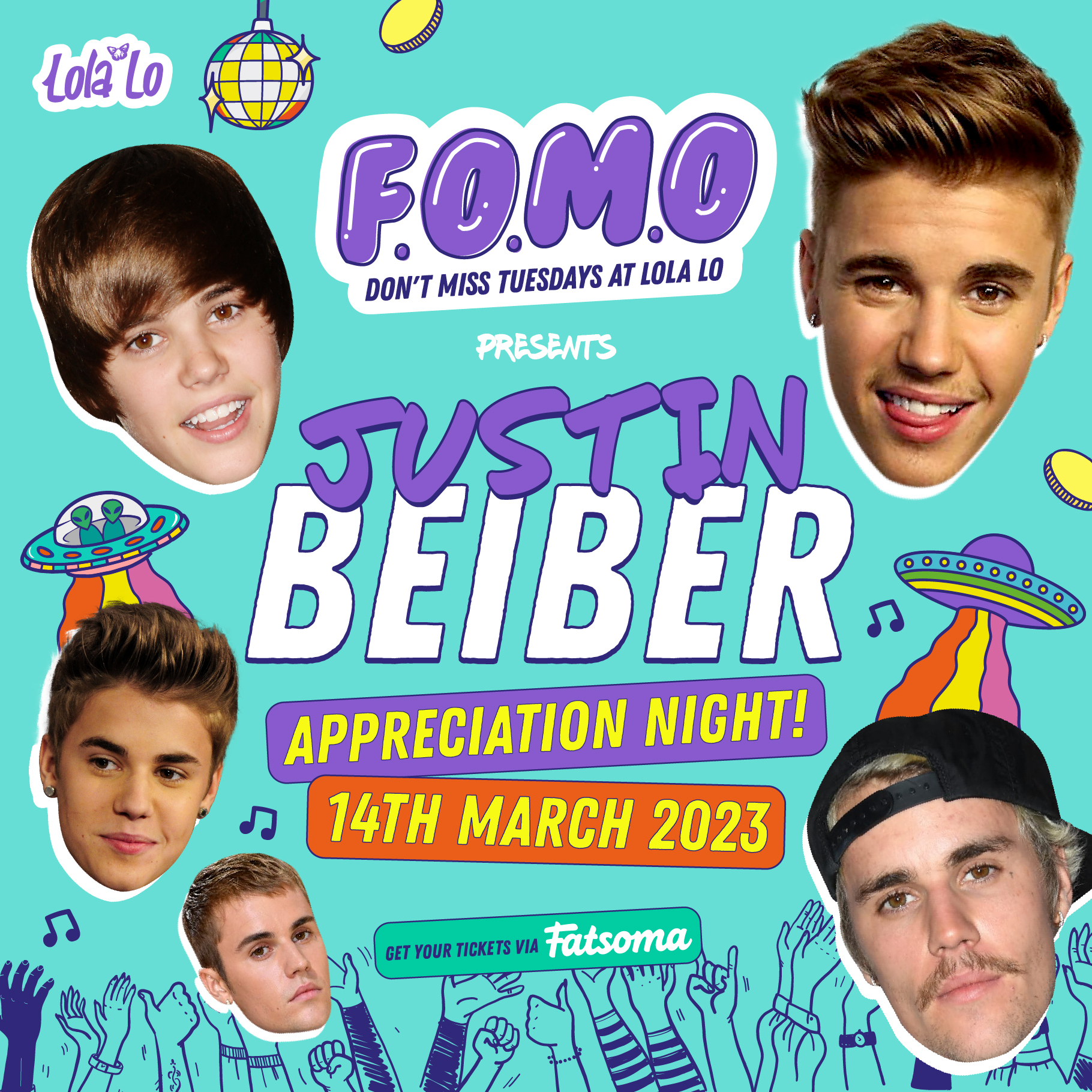 F.O.M.O – Justin Bieber Appreciation Night ❤️🎧🎶