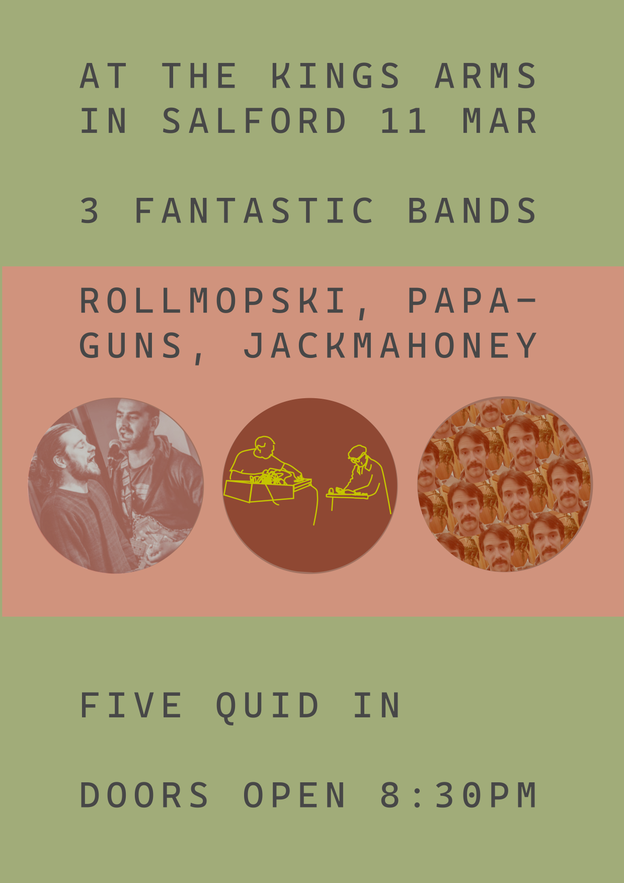 Rollmopski, Papa Guns, Jack Mahoney