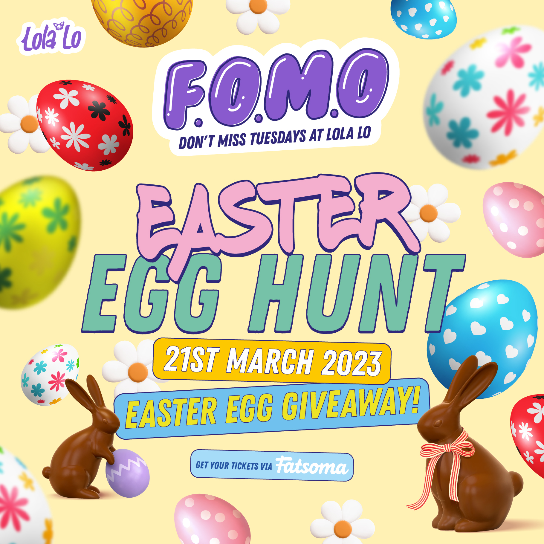 F.O.M.O – Easter Egg Giveaway! 💗🍫🍭🍬
