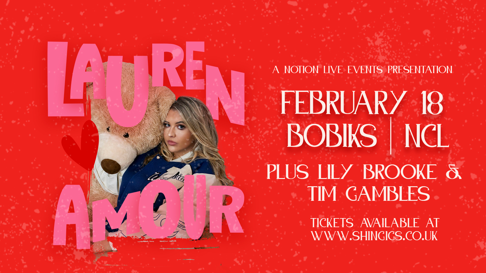 (SOLD OUT!) Lauren Amour + Lily Brooke & Tim Gambles