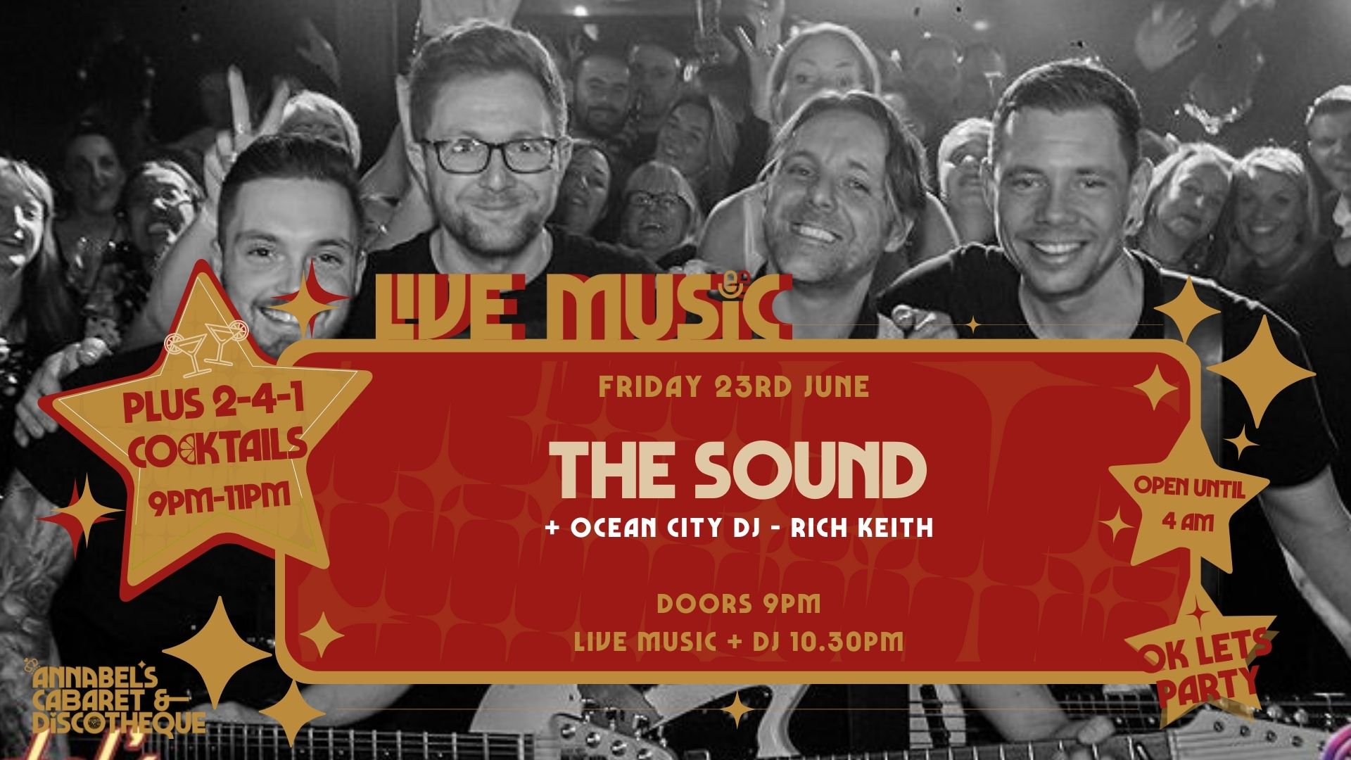 Live Music: THE SOUND // Annabel’s Cabaret & Discotheque