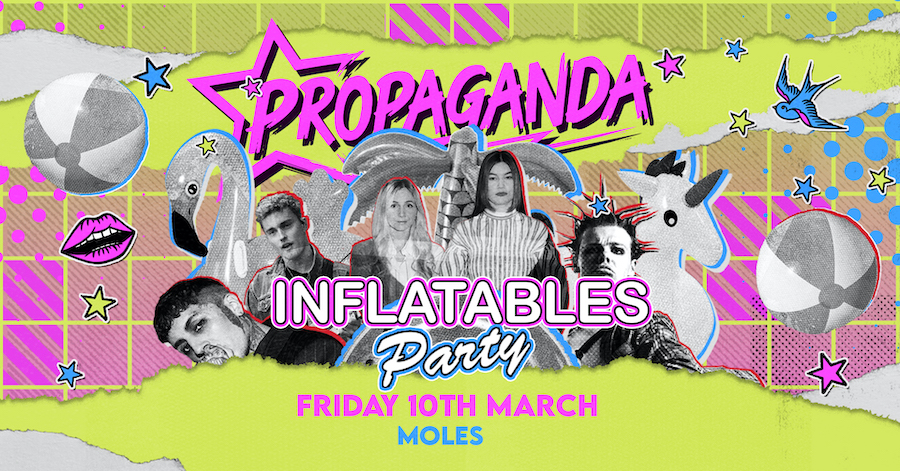 Propaganda Bath – Inflatables Party!