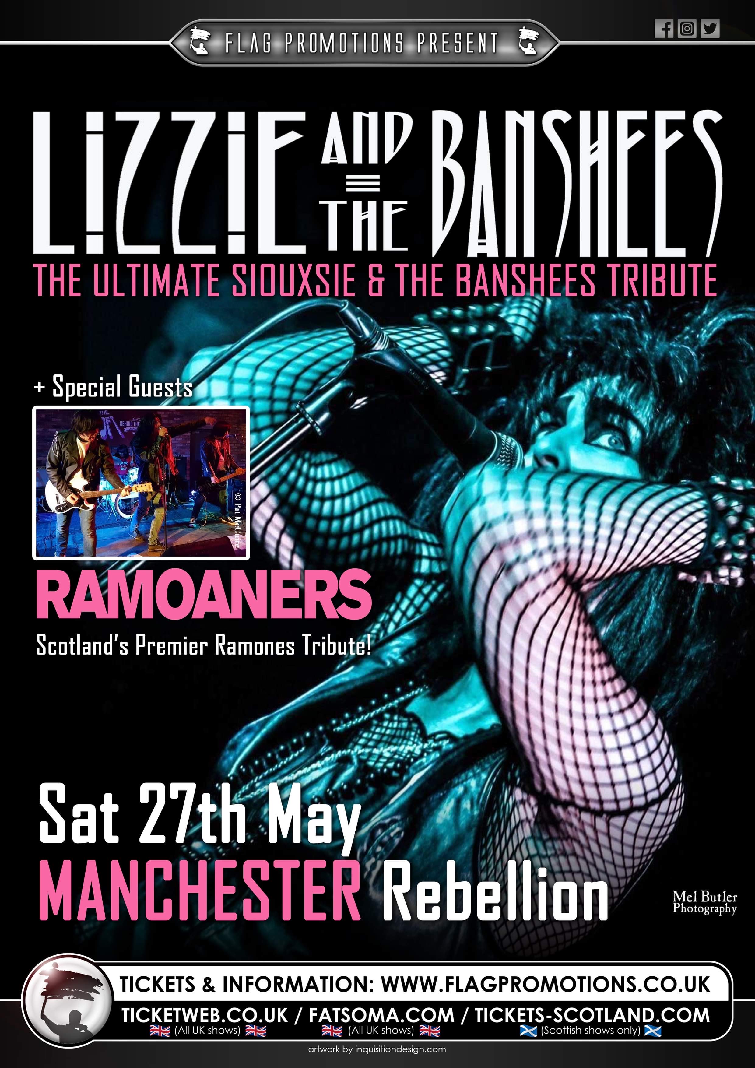 LIZZIE & THE BANSHEES – The Ultimate Siouxsie & The Banshees Tribute! 2022 UK TOUR