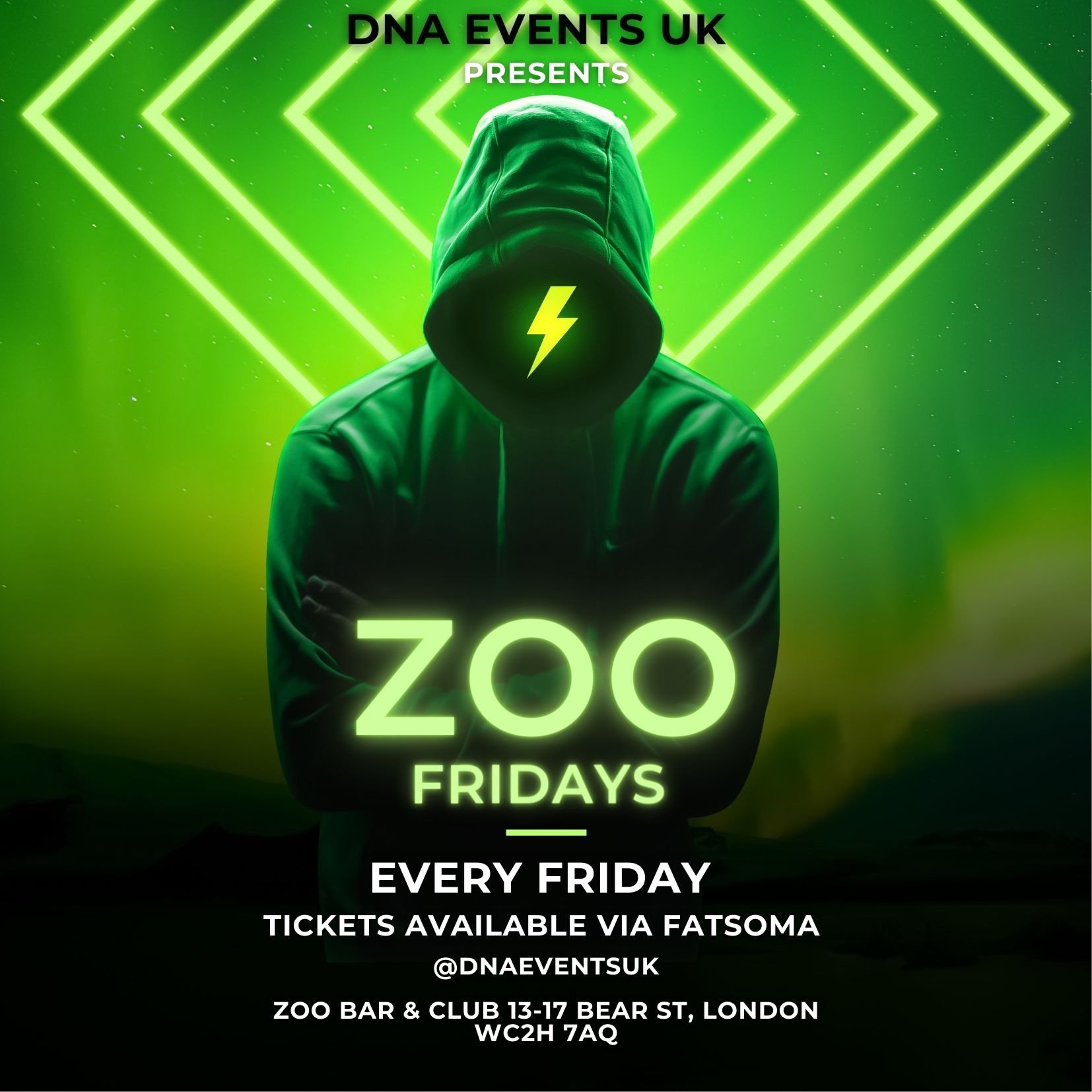 DNA Events UK Presents: Zoo Fridays – Every Friday  🦁