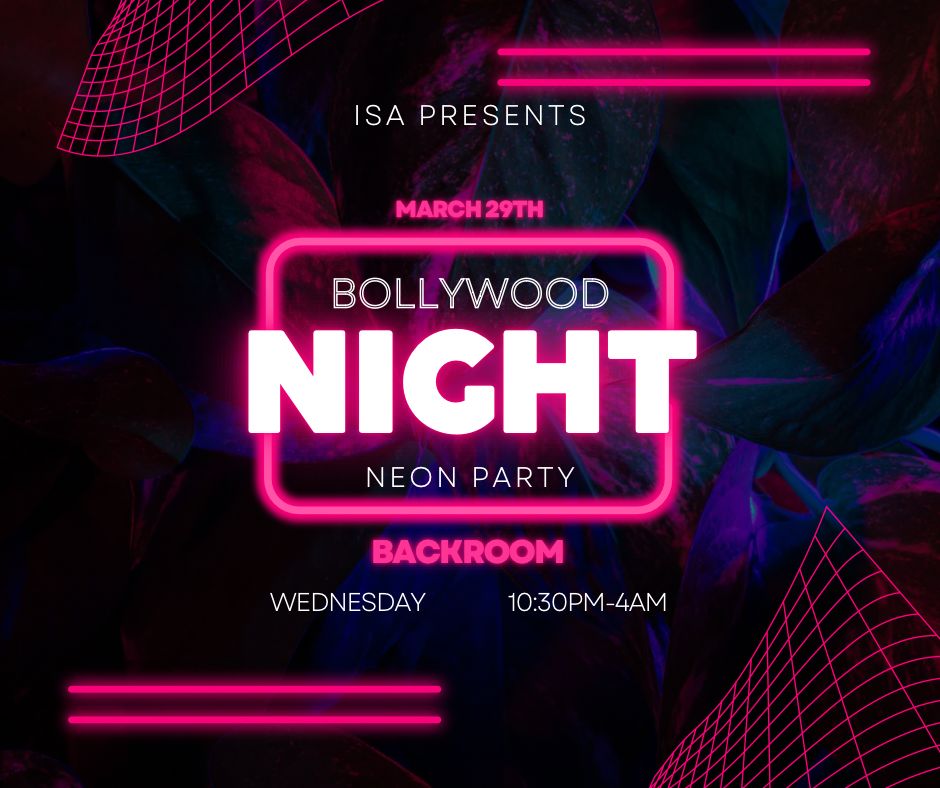 Leeds | Bollywood End of term Party – Wednesday 29th March | Backroom