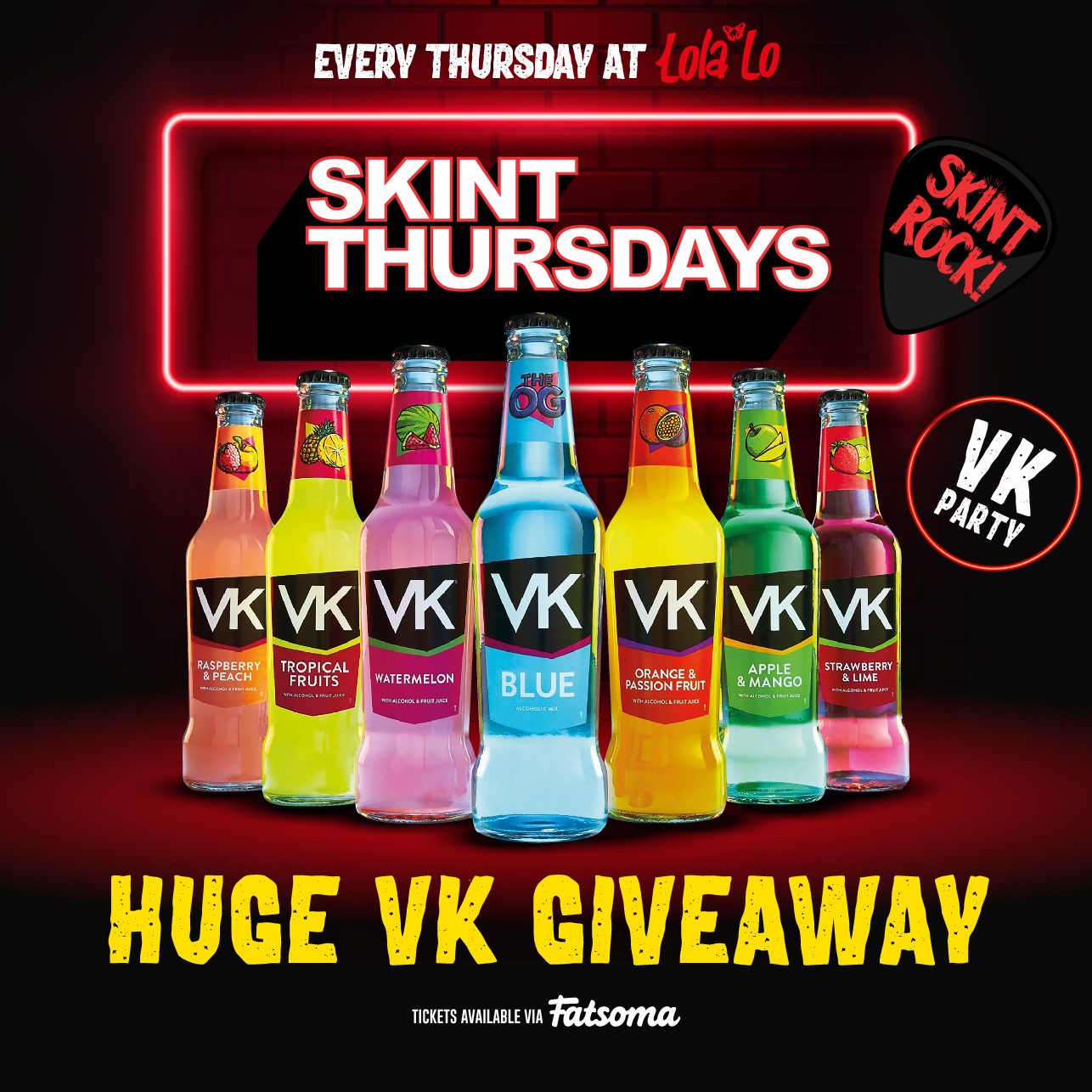 Skint Thursday – Huge VK Giveaway! 💛❤️💙💚💜