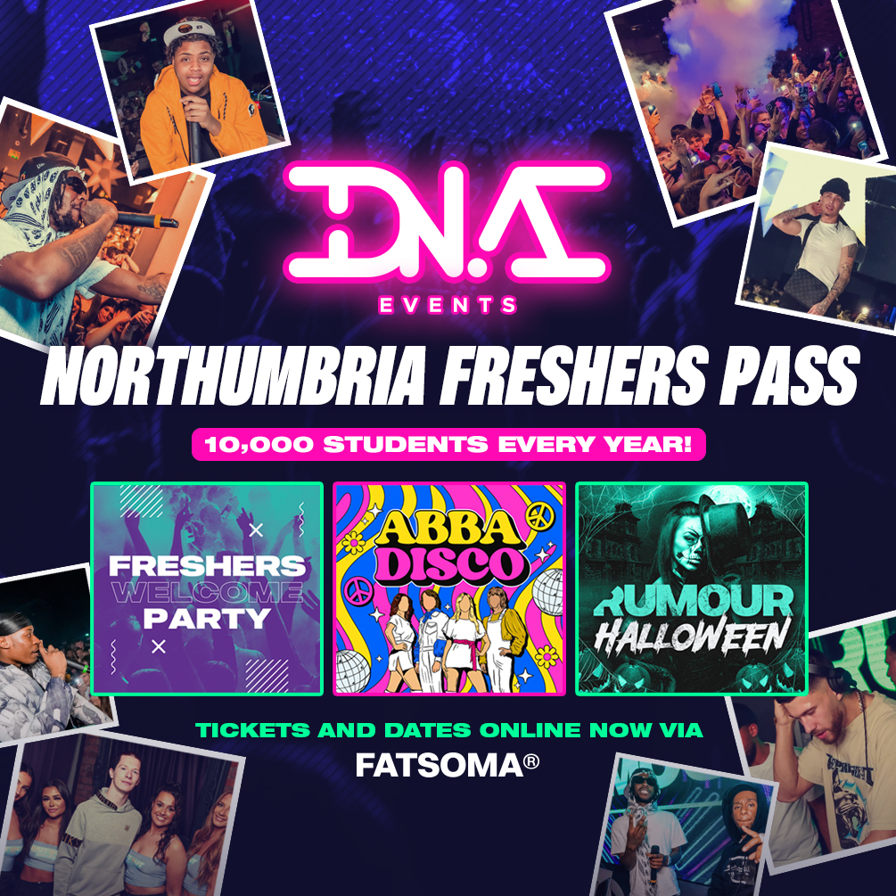 DNA Freshers Pass – Northumbria Freshers